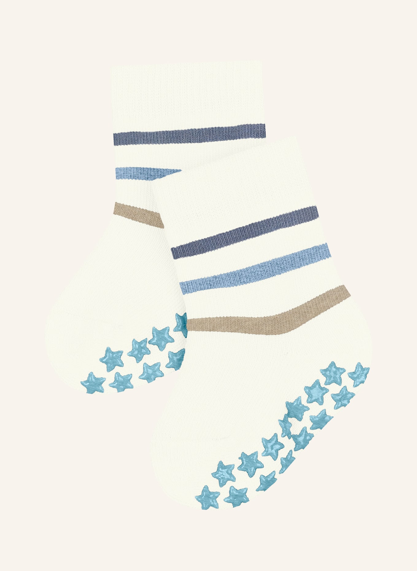 FALKE Protiskluzové ponožky MULTI STRIPE: 2047 OFFWHITE