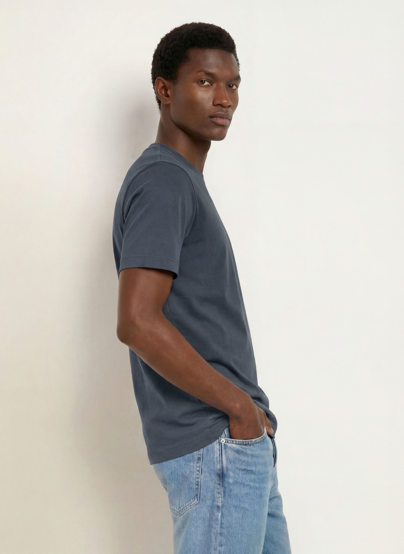 BOSS T-shirt TCHUP: DARK BLUE