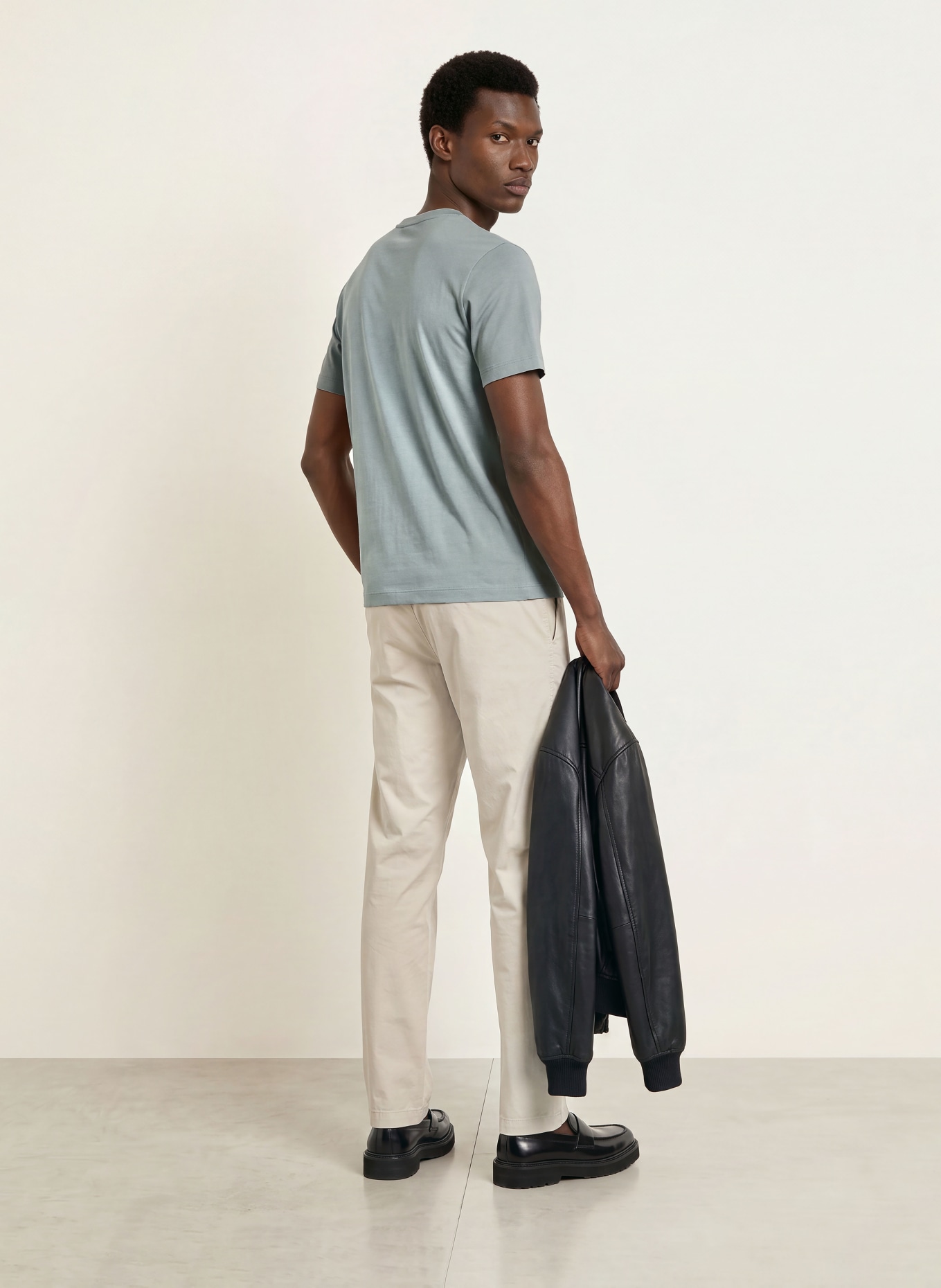 BOSS T-Shirt TCHUP: BLAUGRAU