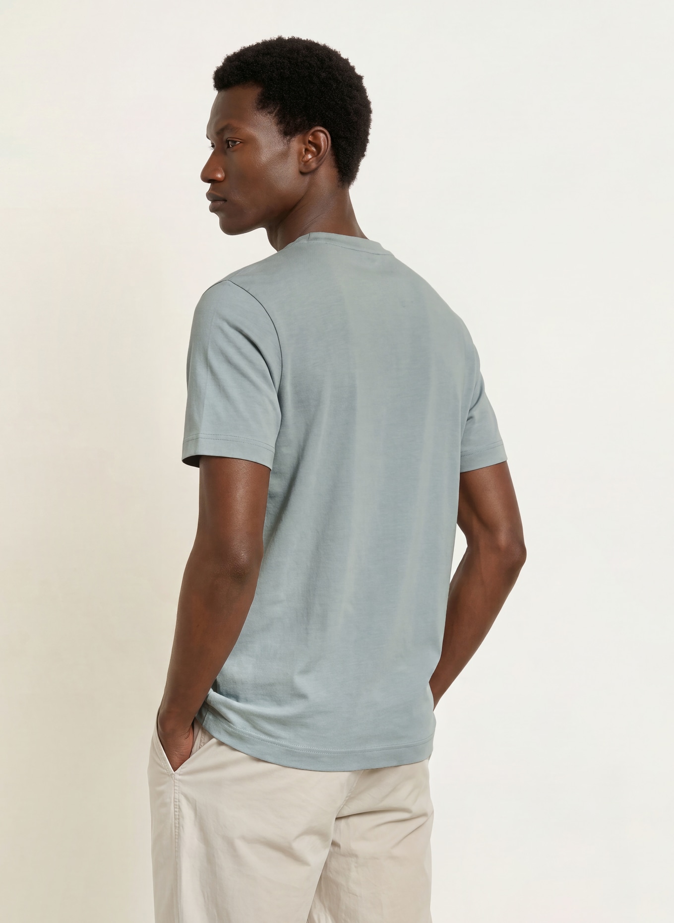 BOSS T-Shirt TCHUP: BLAUGRAU