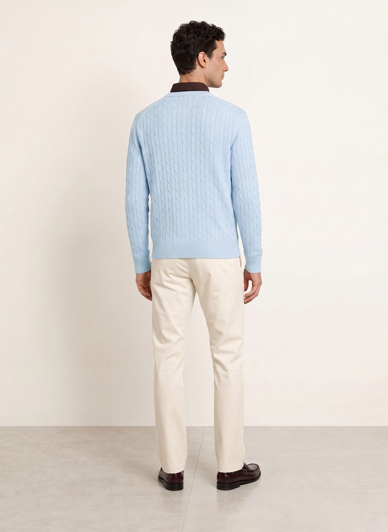 TOMMY HILFIGER Pullover: HELLBLAU
