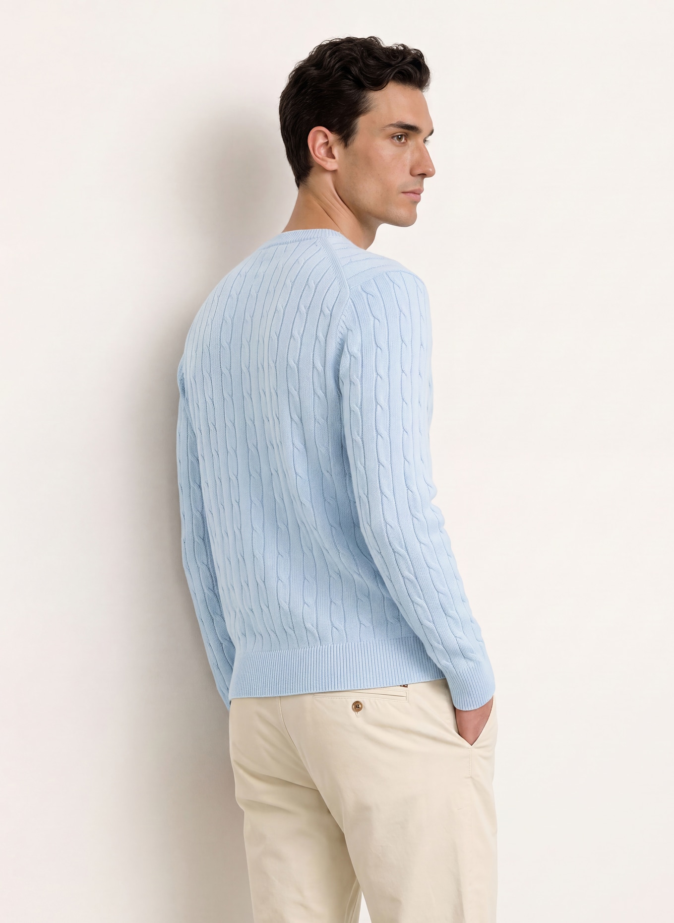 TOMMY HILFIGER Pullover: HELLBLAU