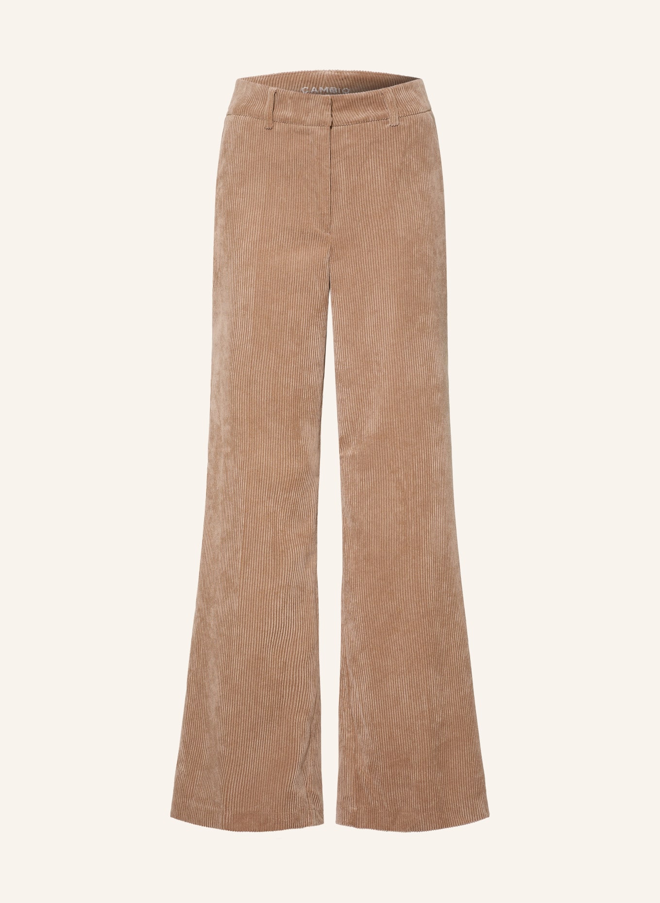 CAMBIO Pantalon marinière AMELIE en velours côtelé: BEIGE