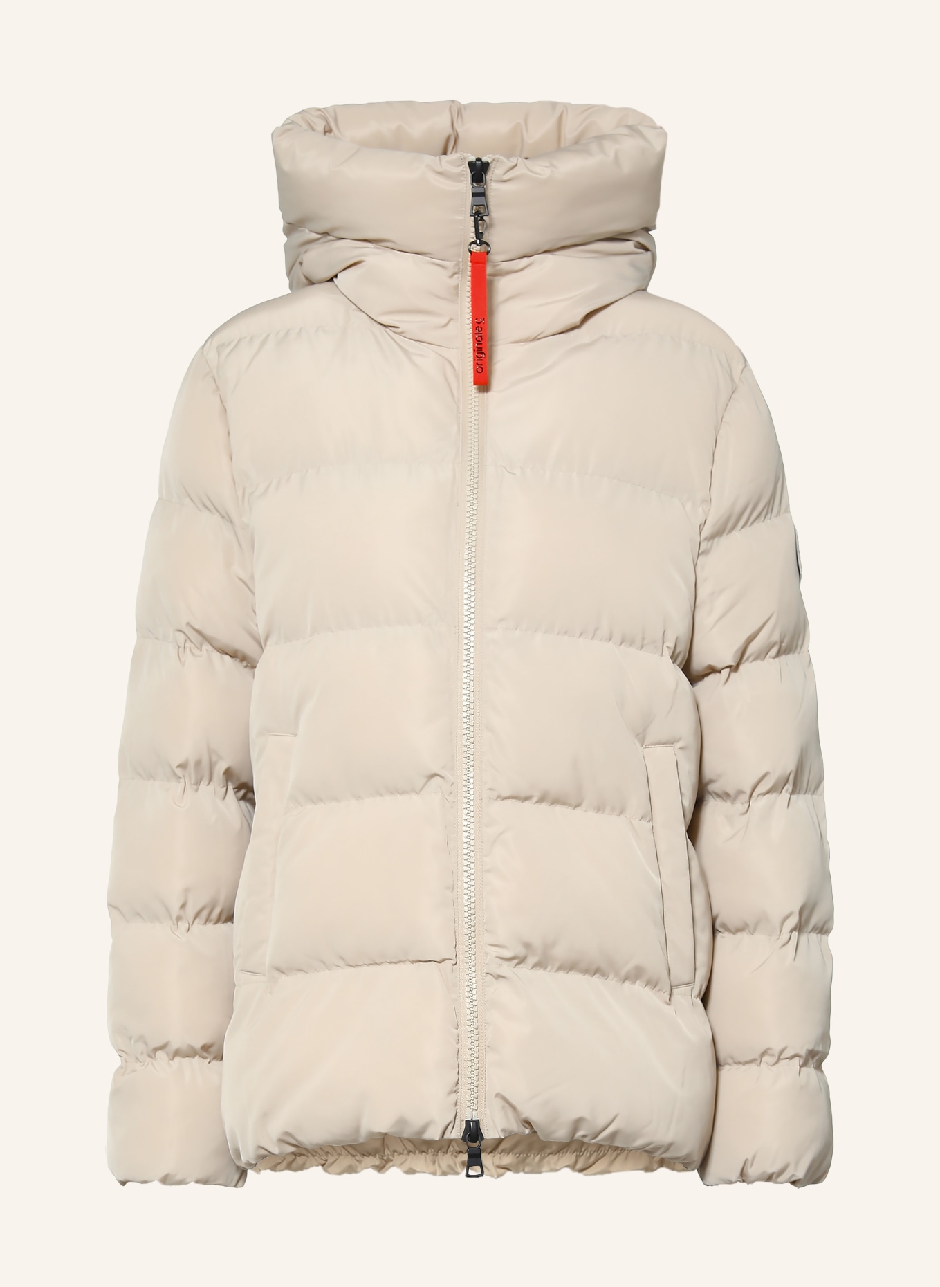 No.1 Como Quilted jacket: BEIGE