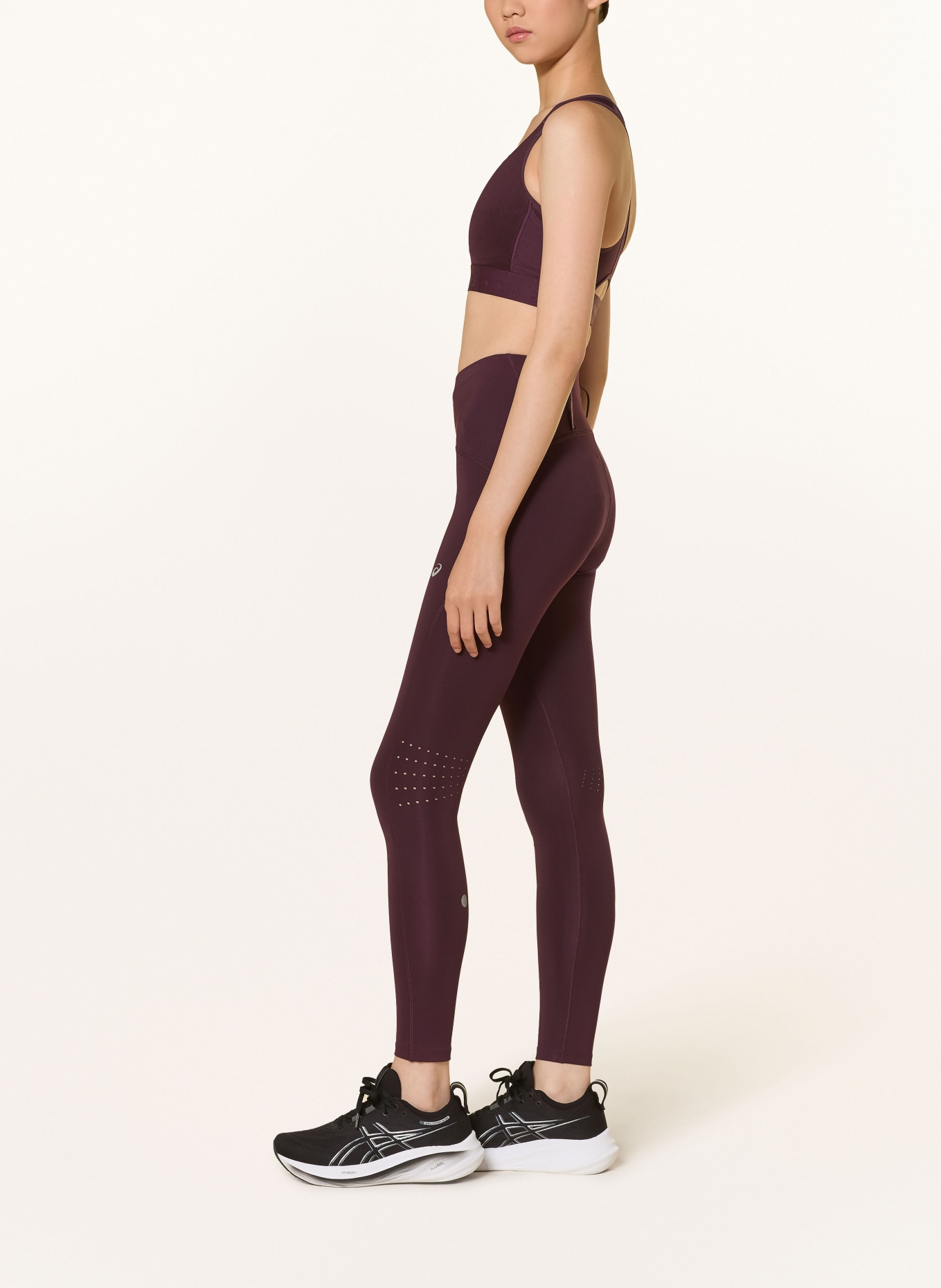 ASICS Collants de course ROAD HIGH WAIST TIGHT: LILAS FONCÉ