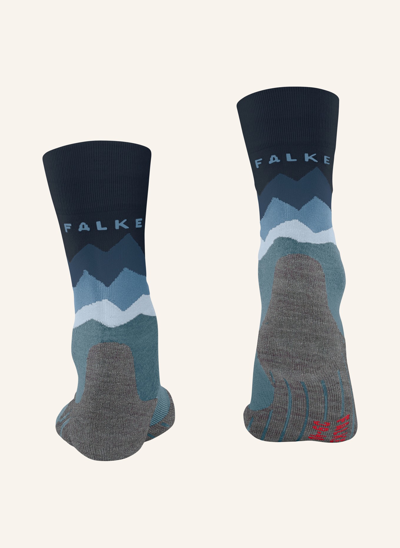 FALKE Trekking socks TK2: 6958 blue steel