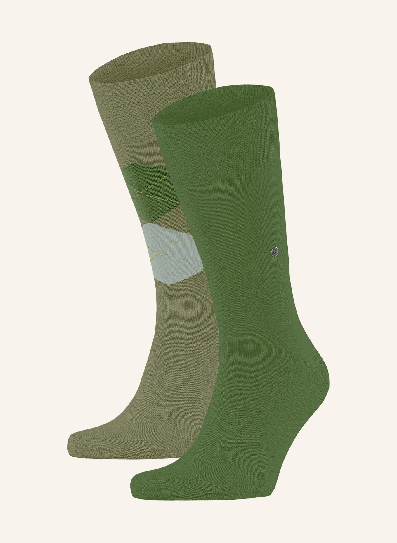 Burlington 2-pack socks EVERYDAY: 7473 lime green