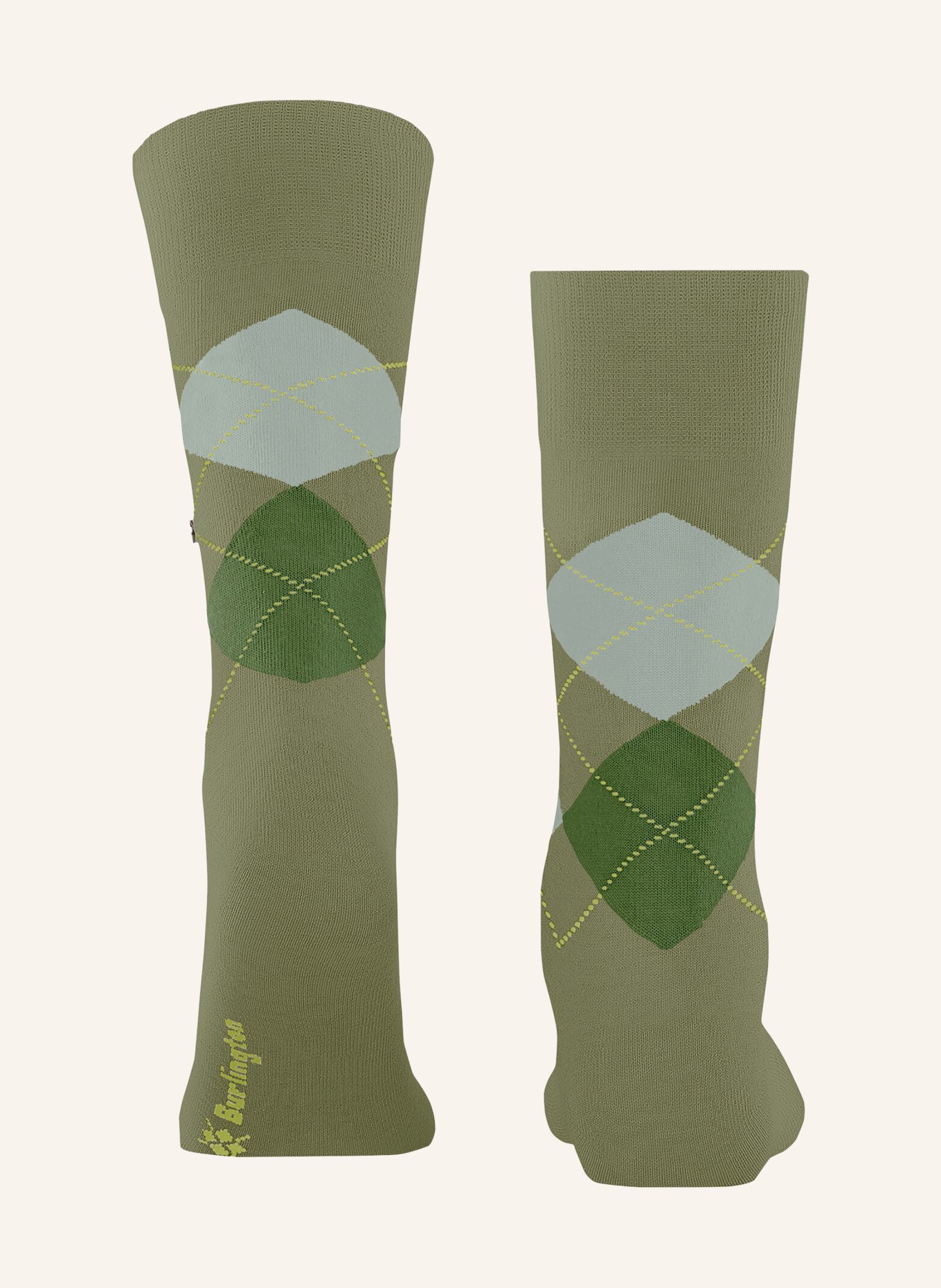 Burlington 2-pack socks EVERYDAY: 7473 lime green
