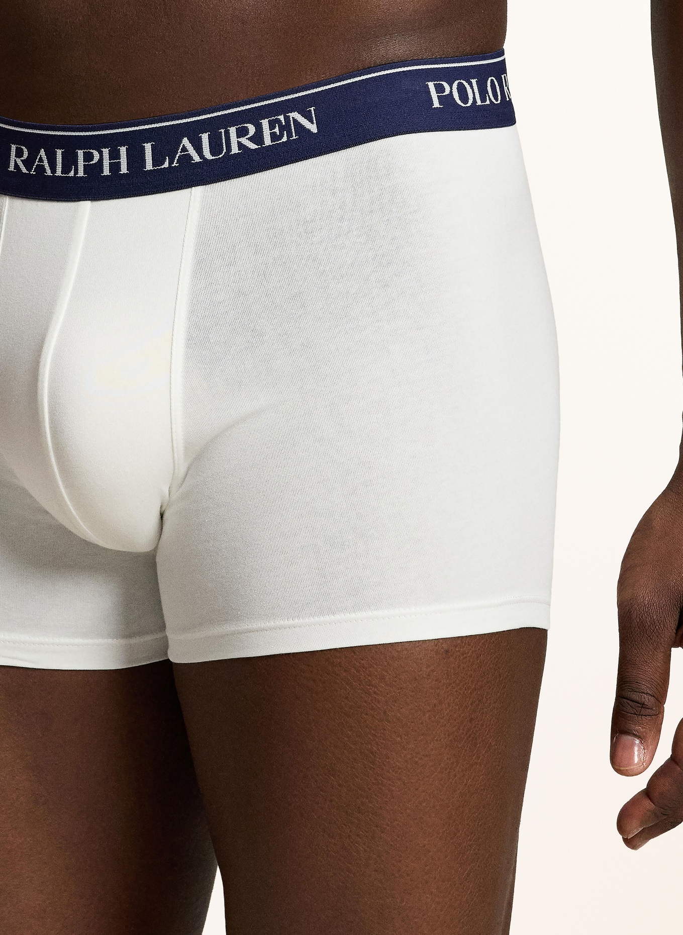 POLO RALPH LAUREN 5-pak boxershorts: HVID / RØD / BLÅ