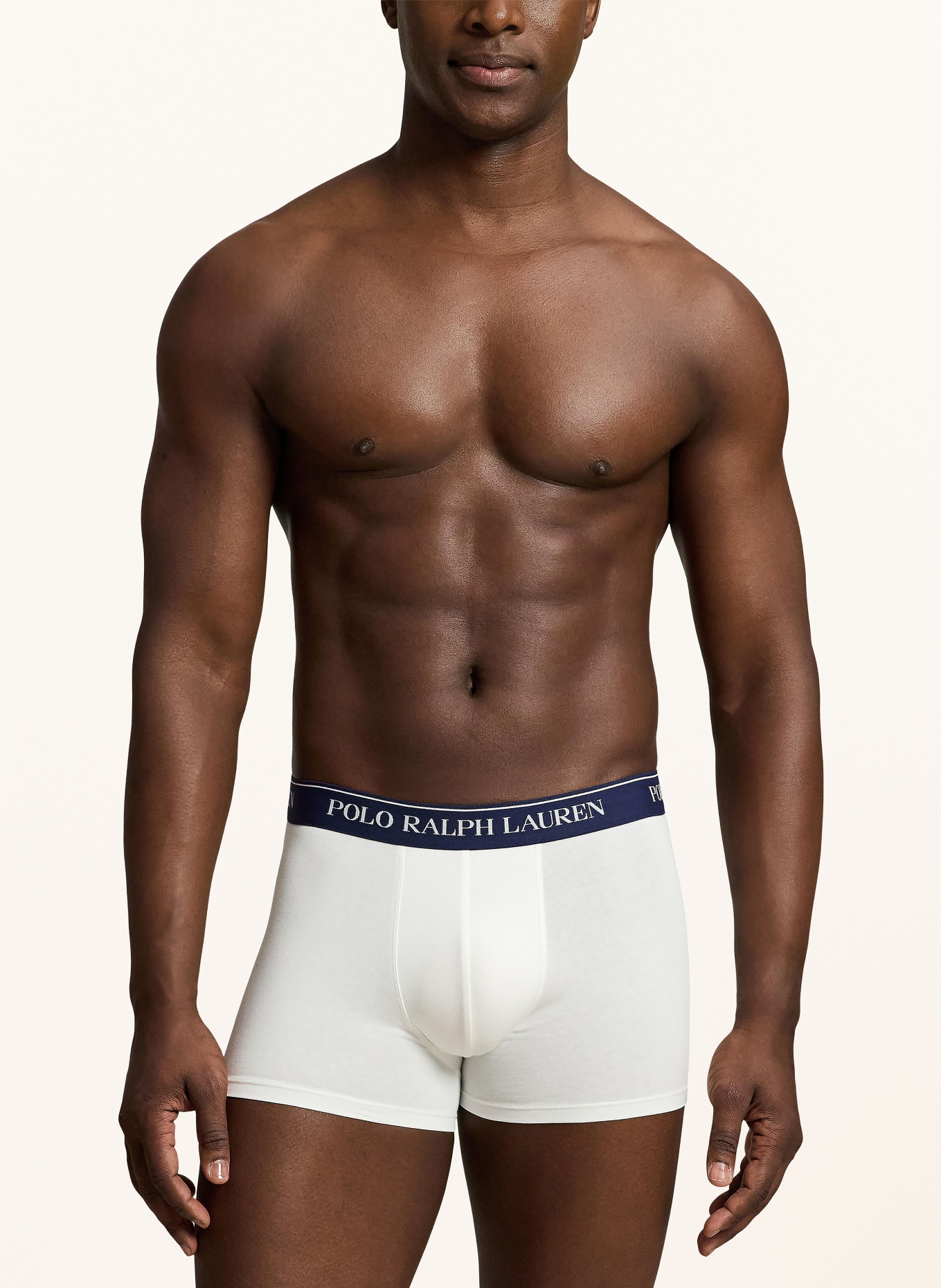 POLO RALPH LAUREN 5-pak boxershorts: HVID / RØD / BLÅ