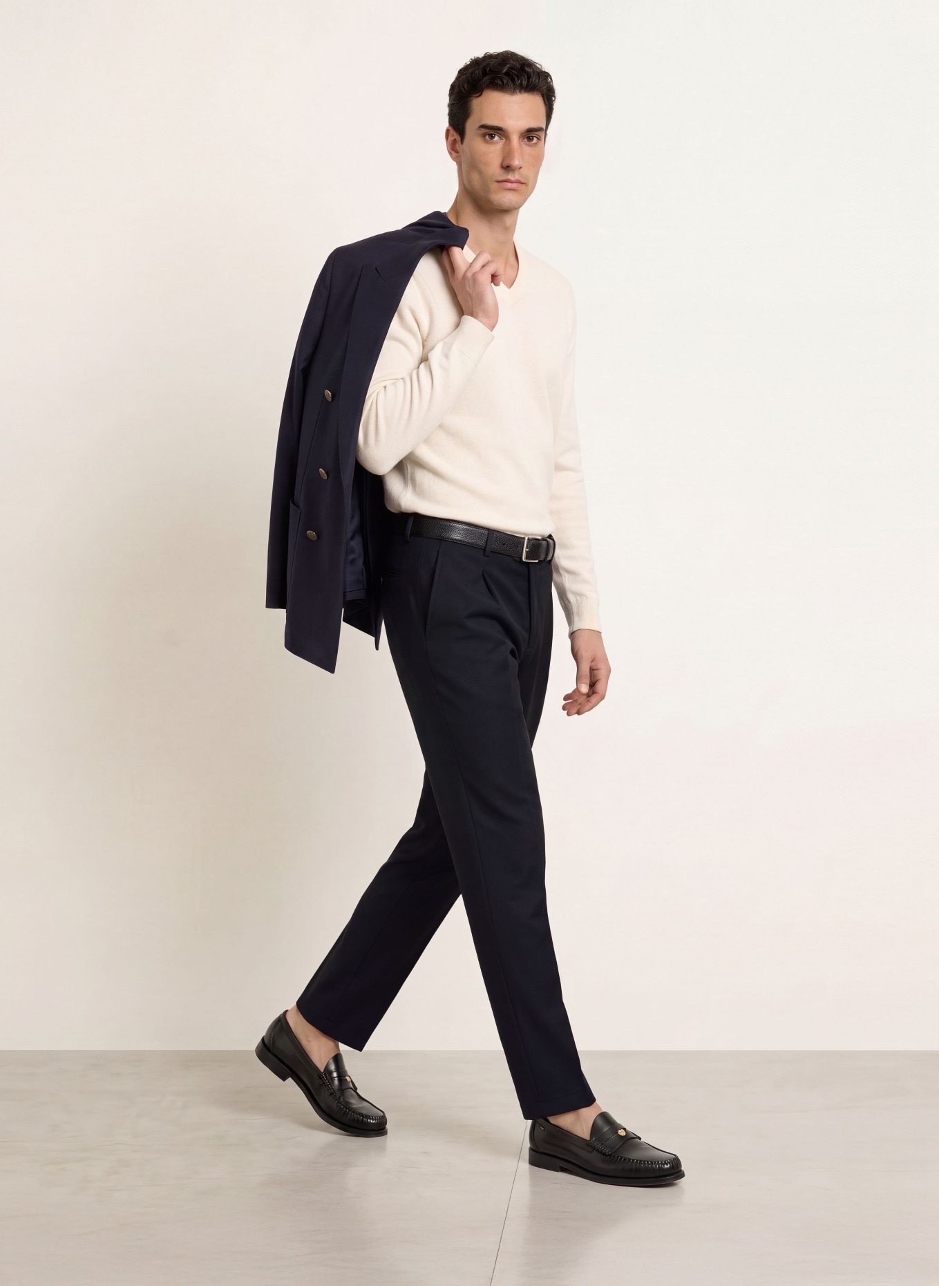 windsor. Suit trousers SILVI shaped fit: 401 Dark Blue 401