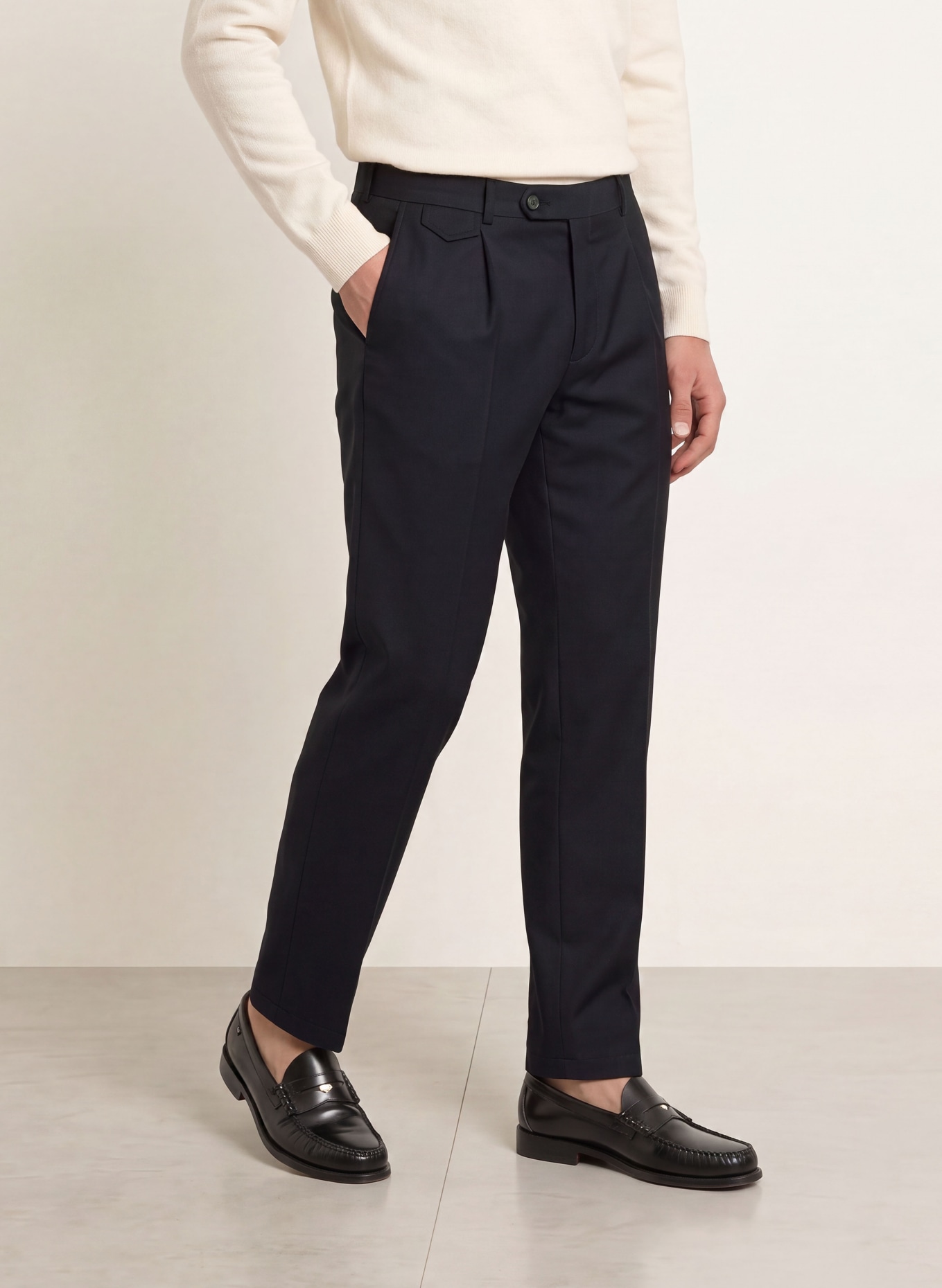 windsor. Suit trousers SILVI shaped fit: 401 Dark Blue 401