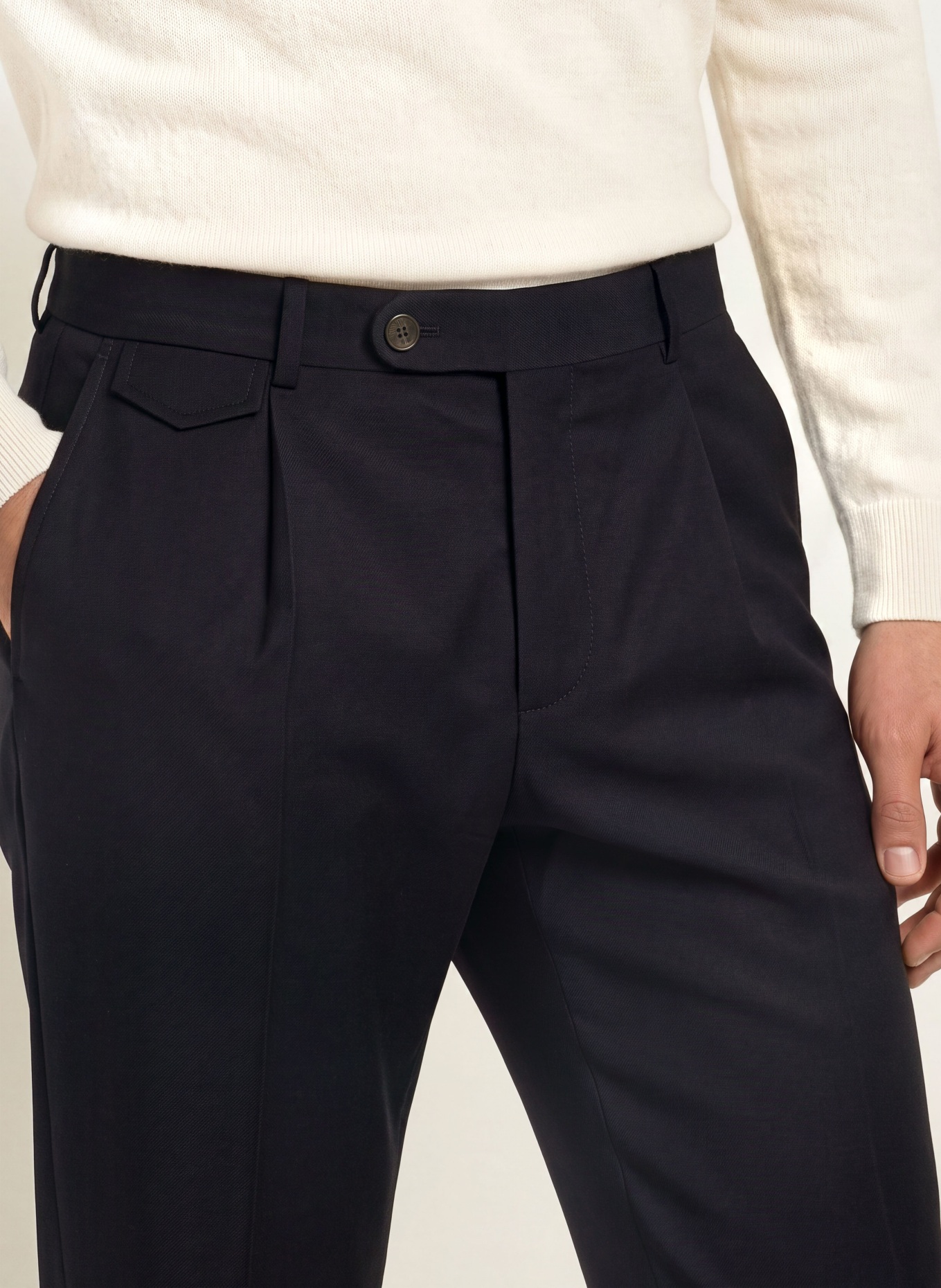 windsor. Suit trousers SILVI shaped fit: 401 Dark Blue 401