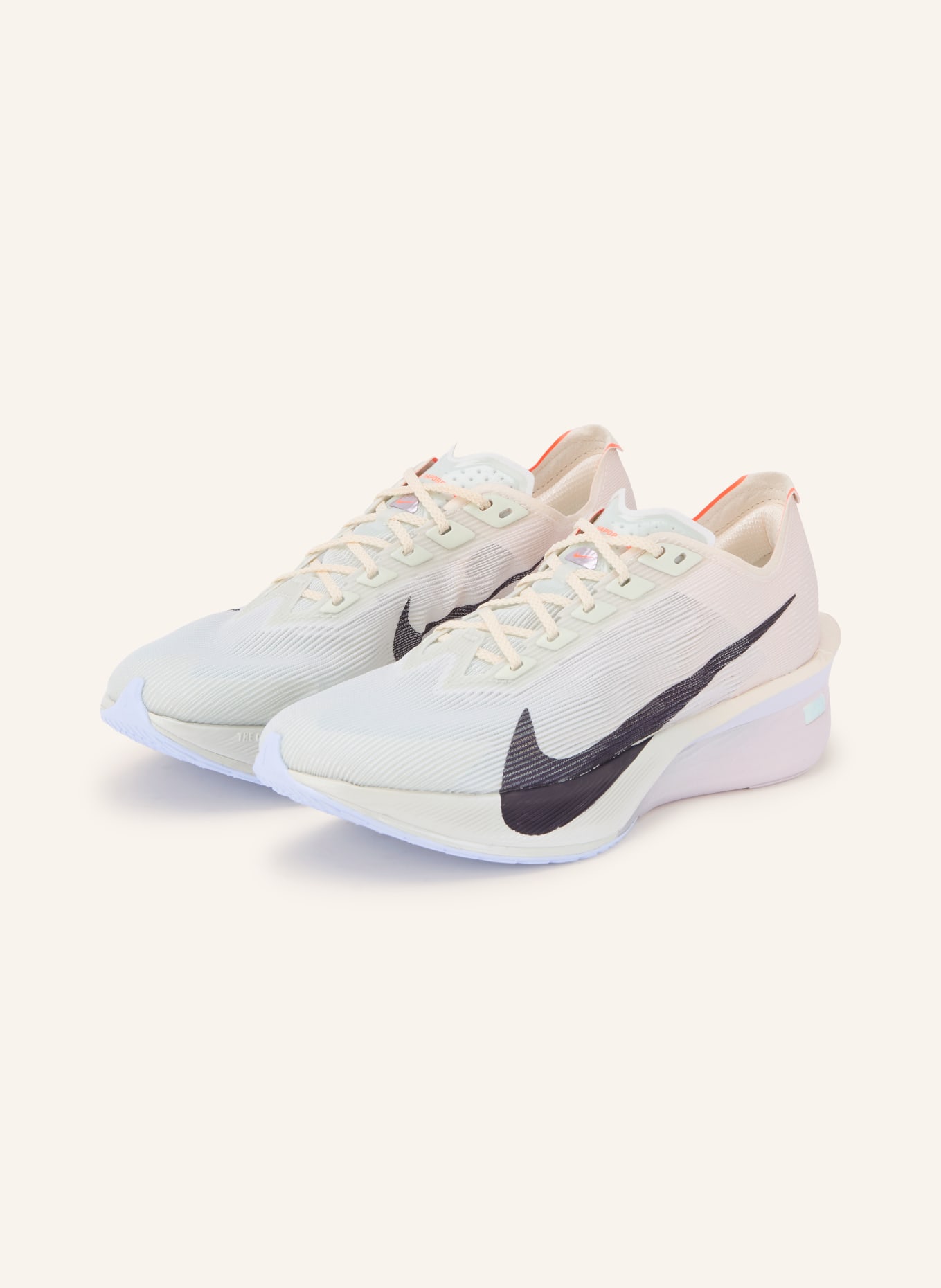 Nike Laufschuhe ZOOMX VAPORFLY NEXT% 4: HELLGRAU / HELLLILA / SCHWARZ