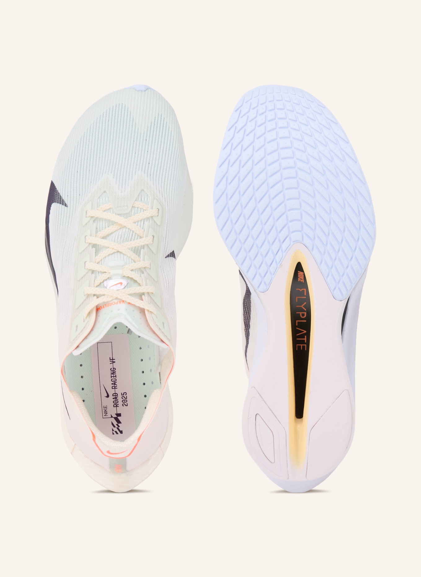 Nike Laufschuhe ZOOMX VAPORFLY NEXT% 4: HELLGRAU / HELLLILA / SCHWARZ