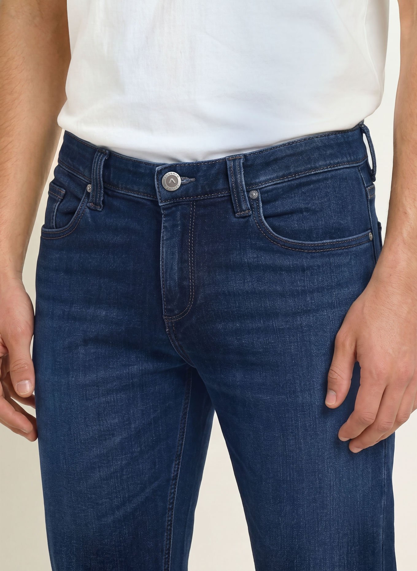 ALBERTO Jeans PIPE coupe classique: 893 NAVY