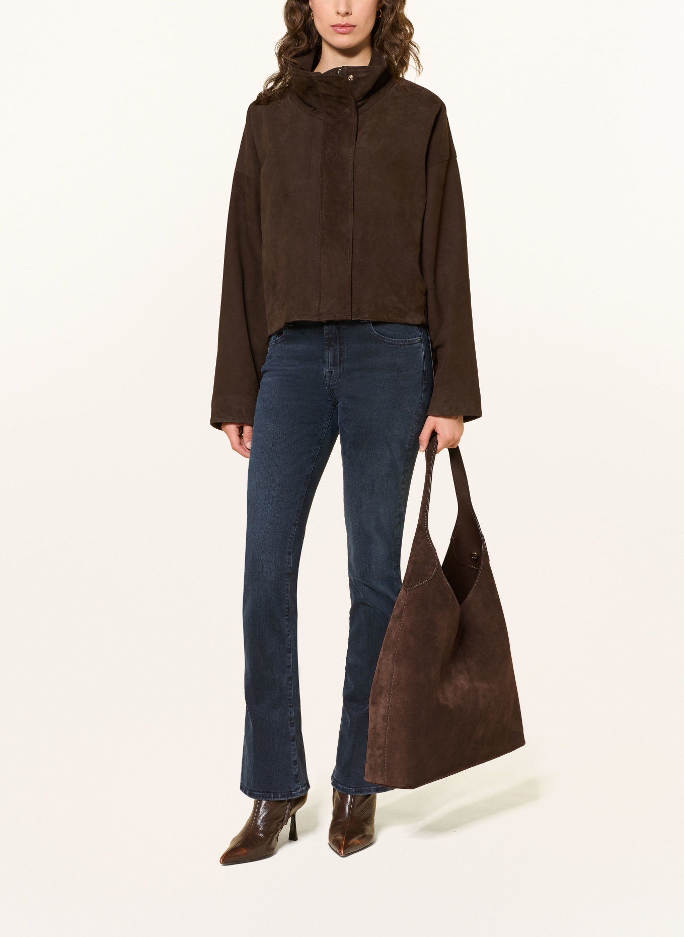 COACH Schoudertas BROOKLYN LARGE: MARRON FONCÉ