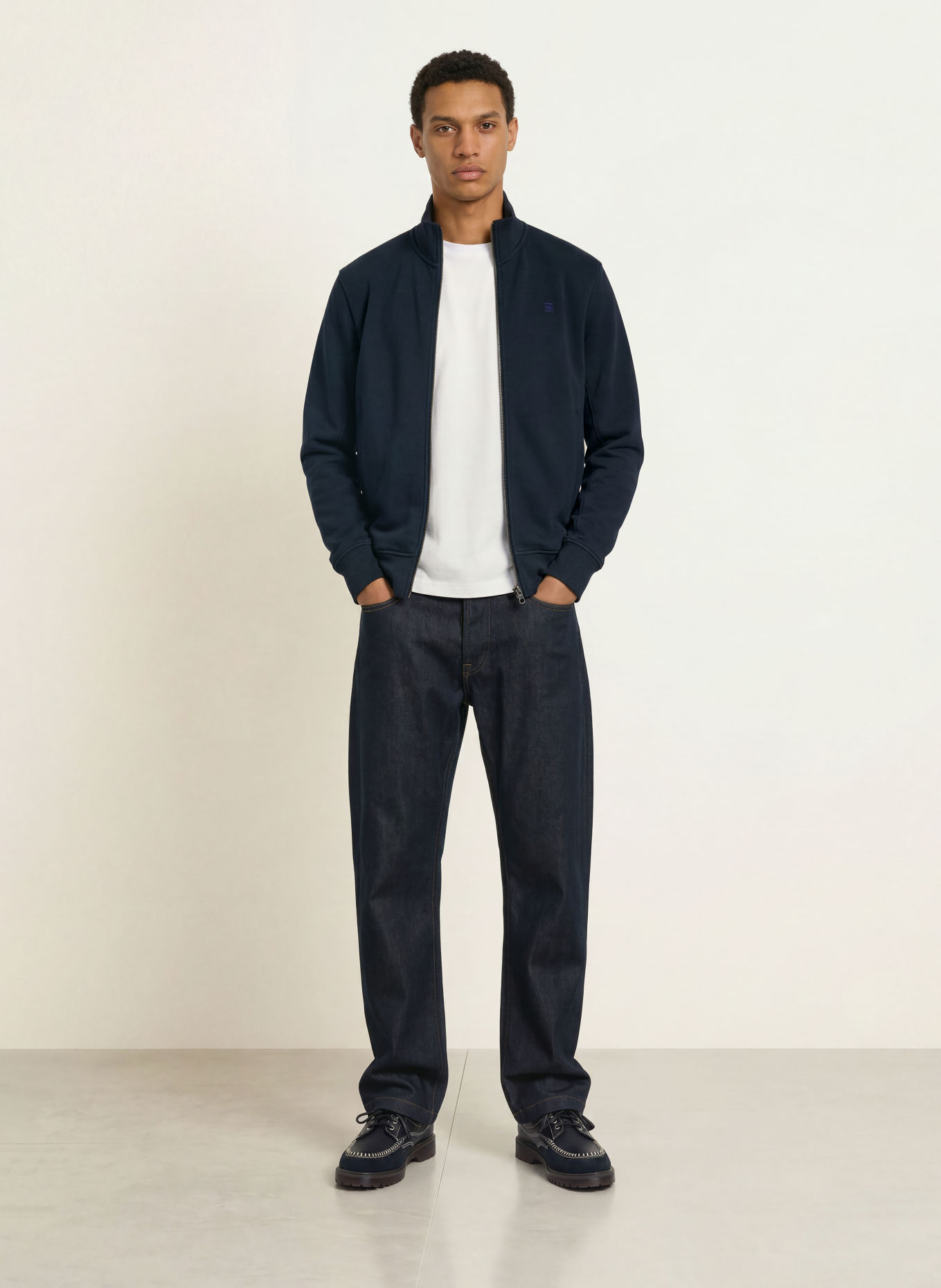 G-Star Sweater: DONKERBLAUW