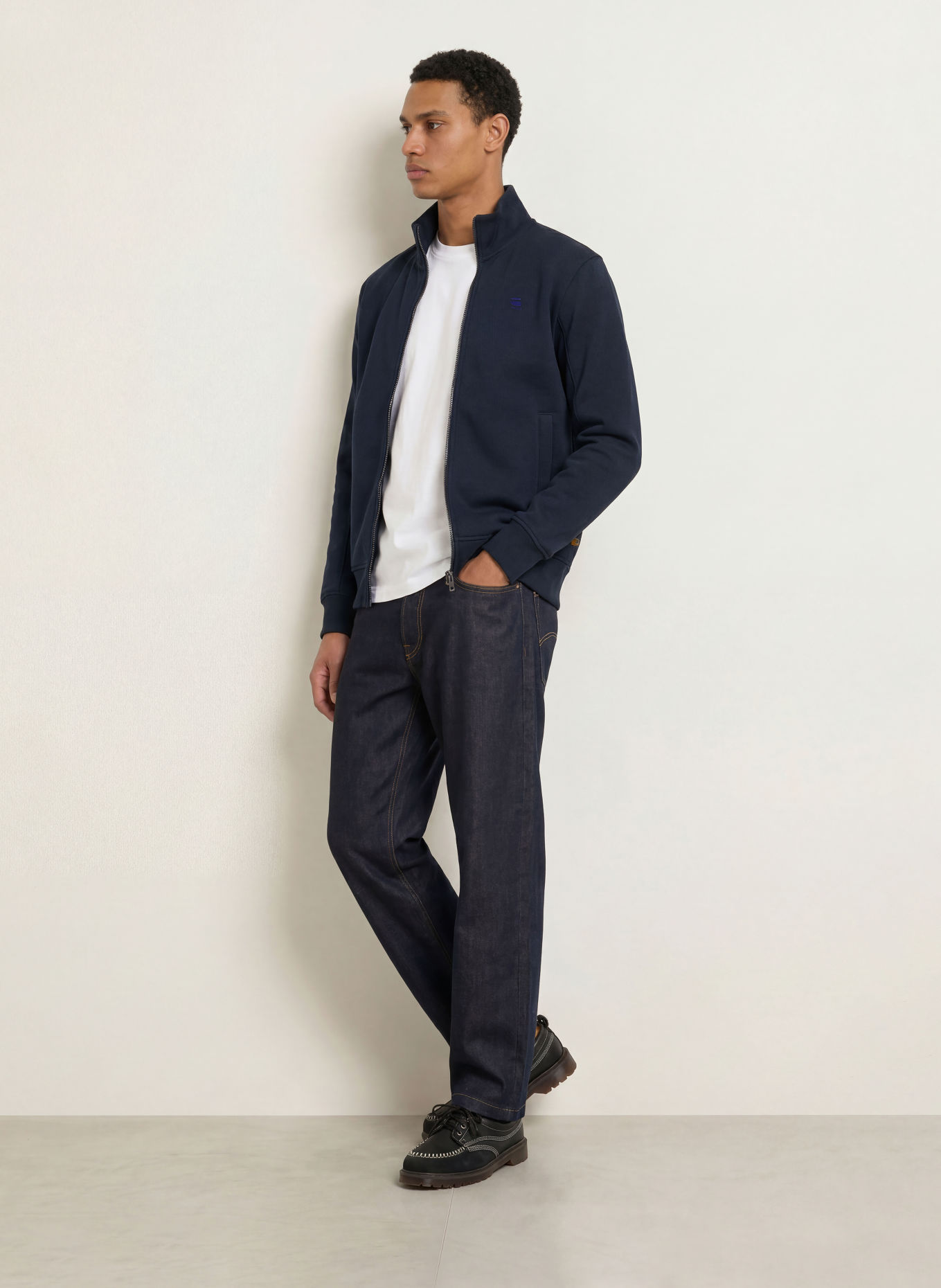 G-Star Sweater: DONKERBLAUW