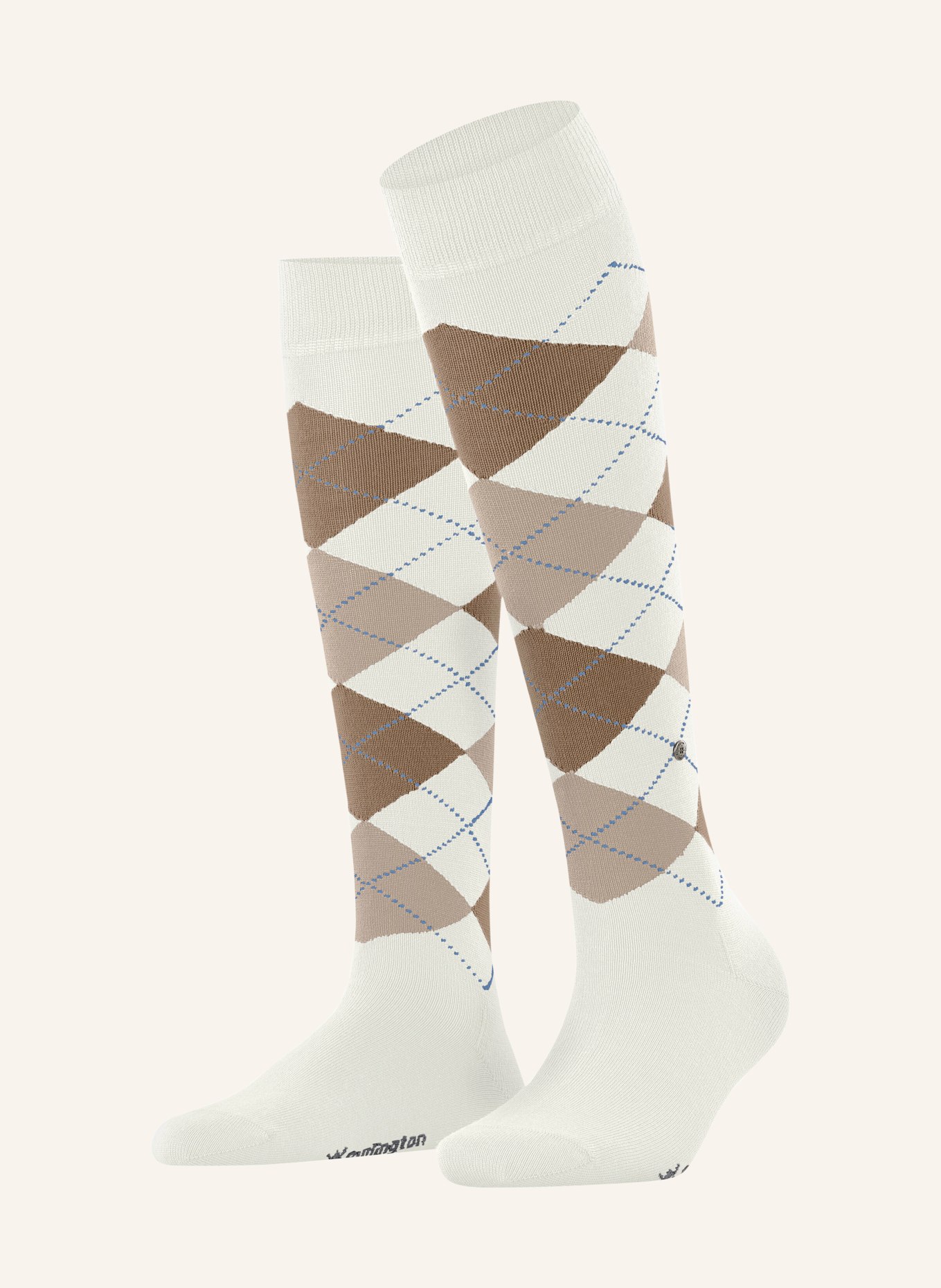 Burlington MARYLEBONE Knee-high socks: 2040 off-white