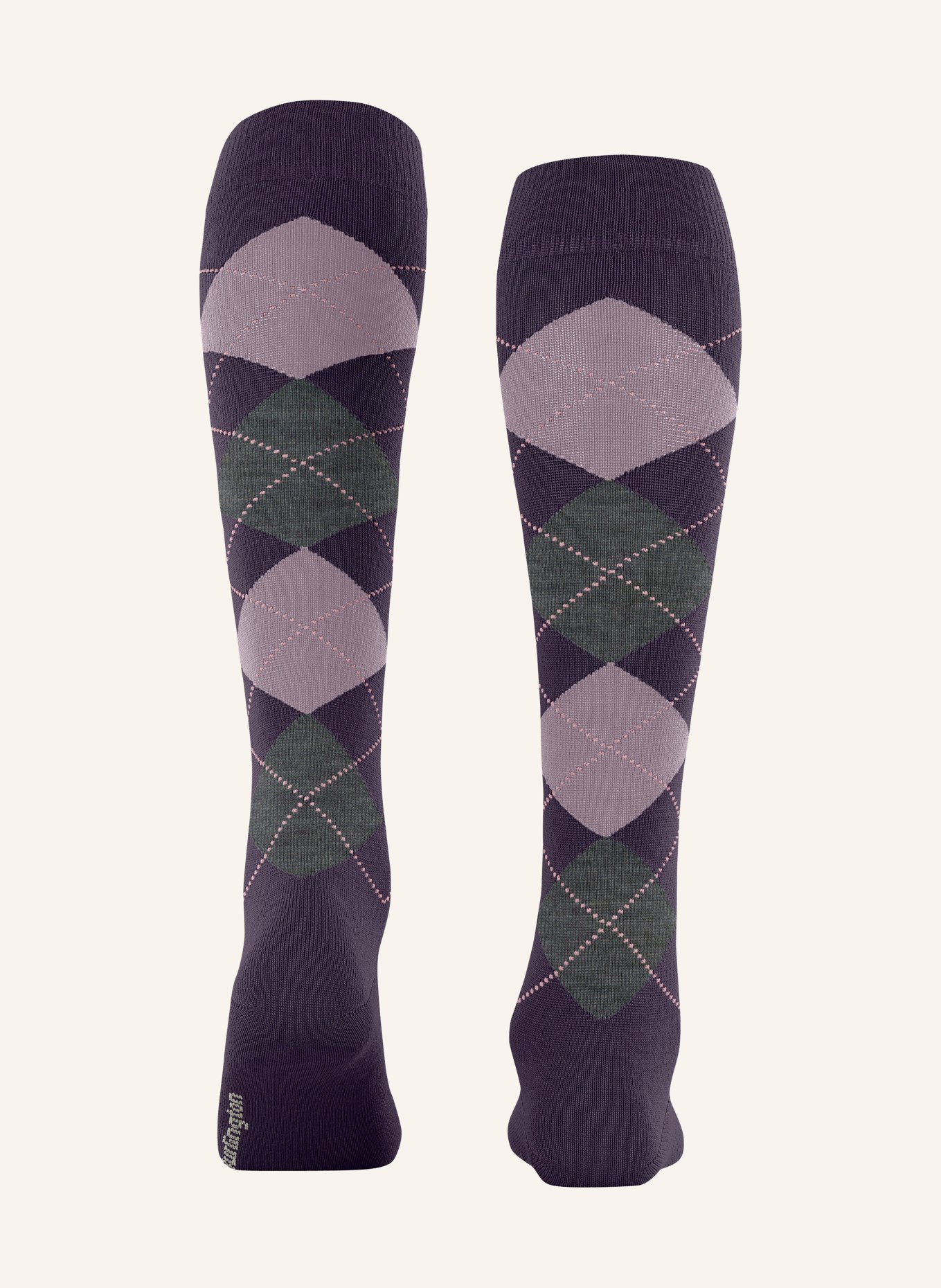 Burlington MARYLEBONE Knee-high socks: 8761 wineberry