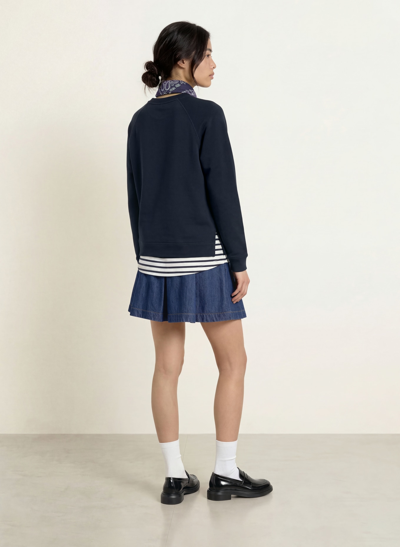 Marc O'Polo DENIM Sweatshirt: DUNKELBLAU