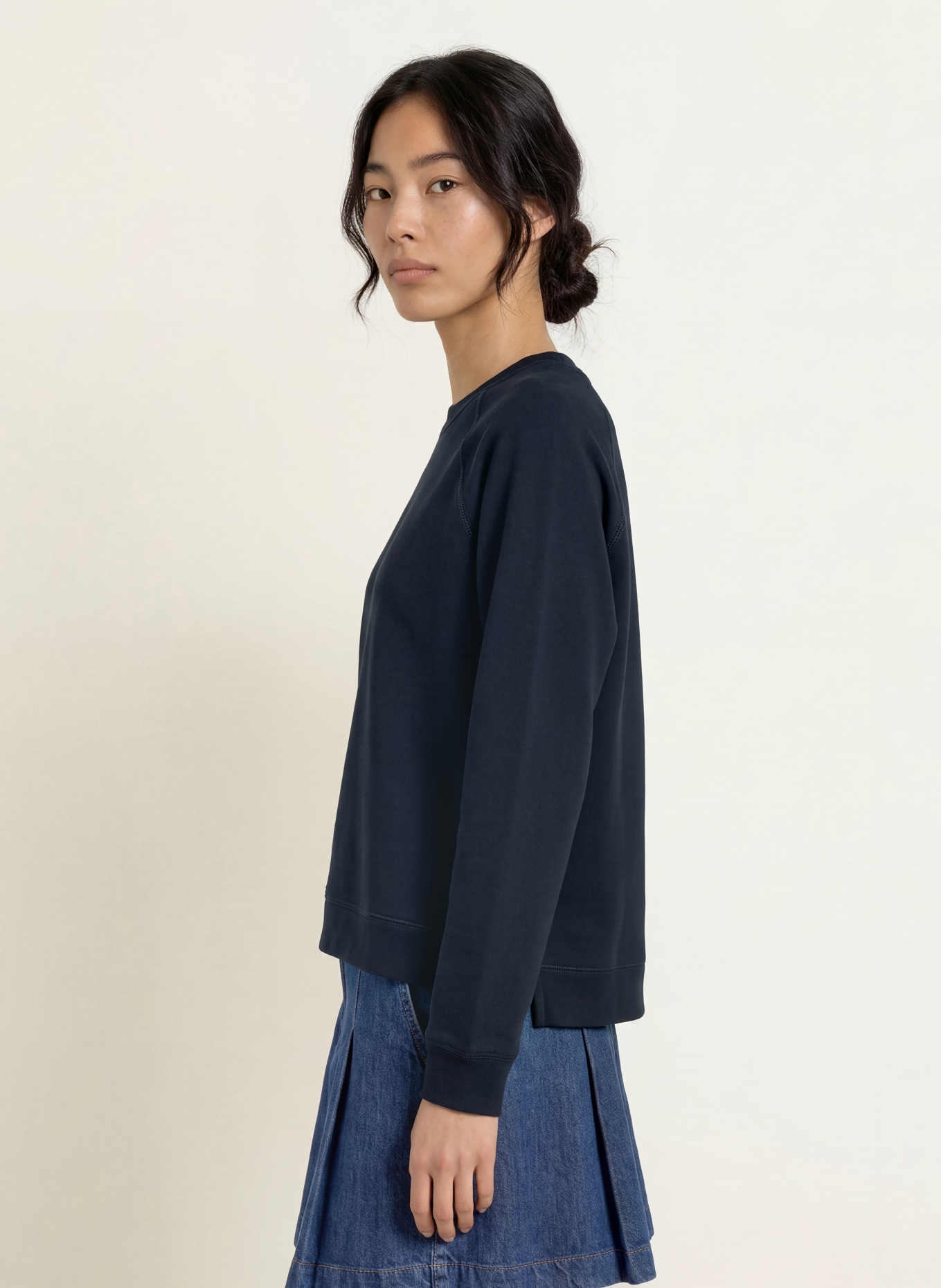 Marc O'Polo DENIM Sweatshirt: DUNKELBLAU