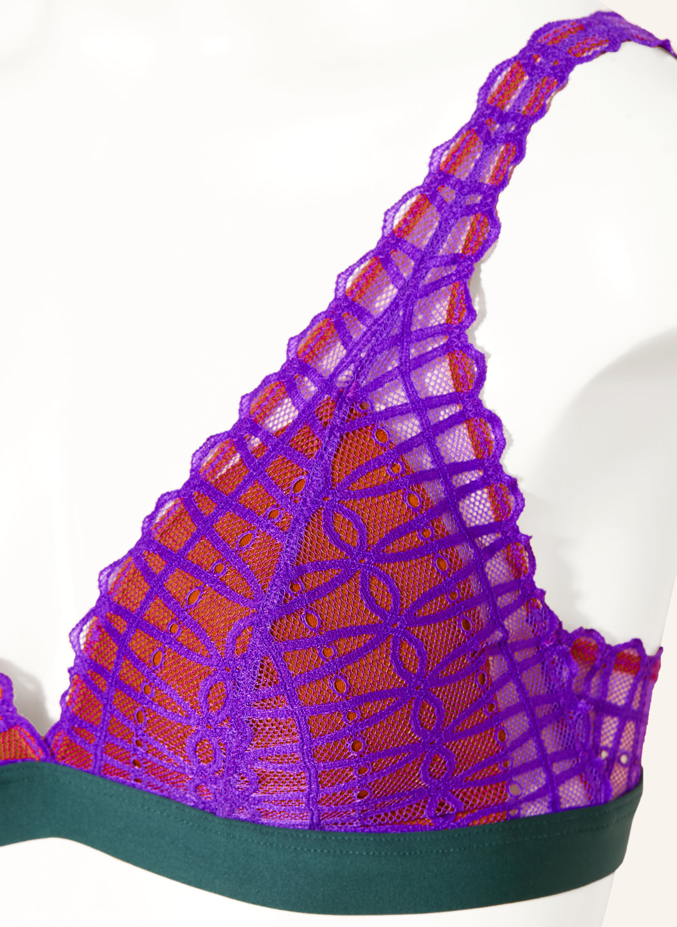 mey Triangle bra series POETRY TEMPTATION: PURPLE / GREEN