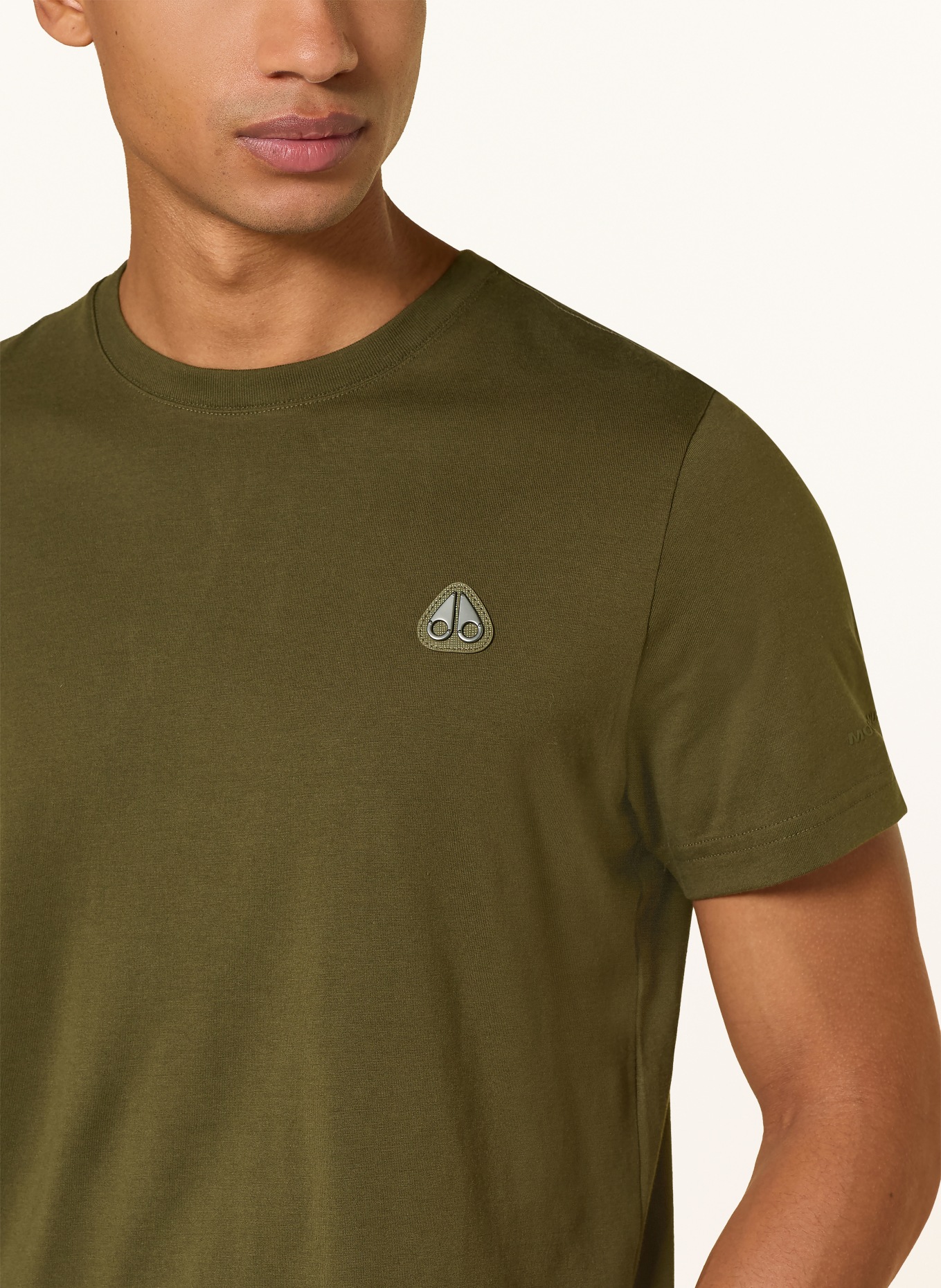 MOOSE KNUCKLES T-Shirt CRESCENT: KHAKI