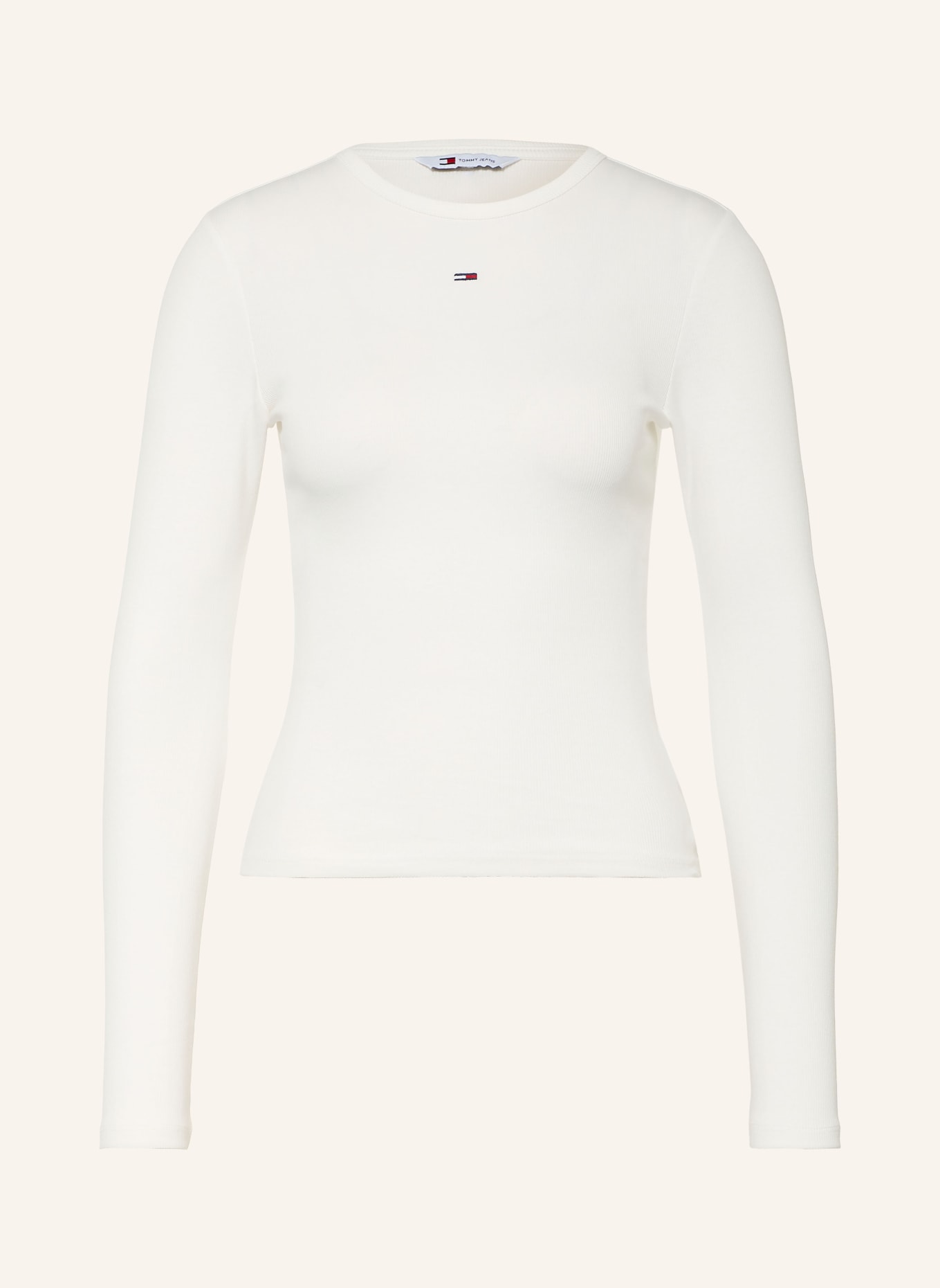 TOMMY JEANS Long sleeve shirt: ECRU