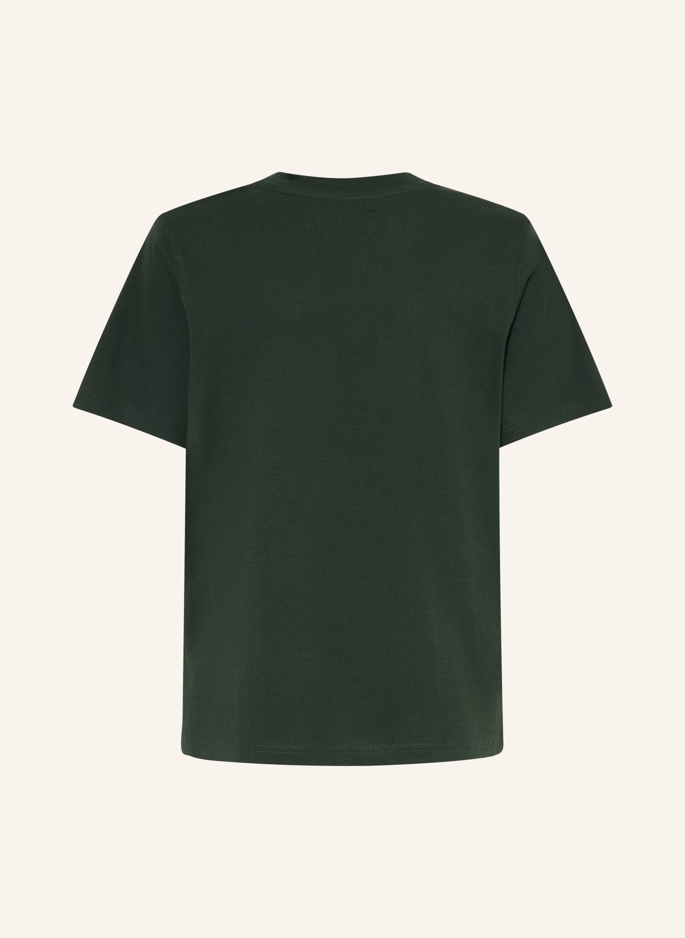 JACK&JONES T-Shirt: DUNKELGRÜN / WEISS