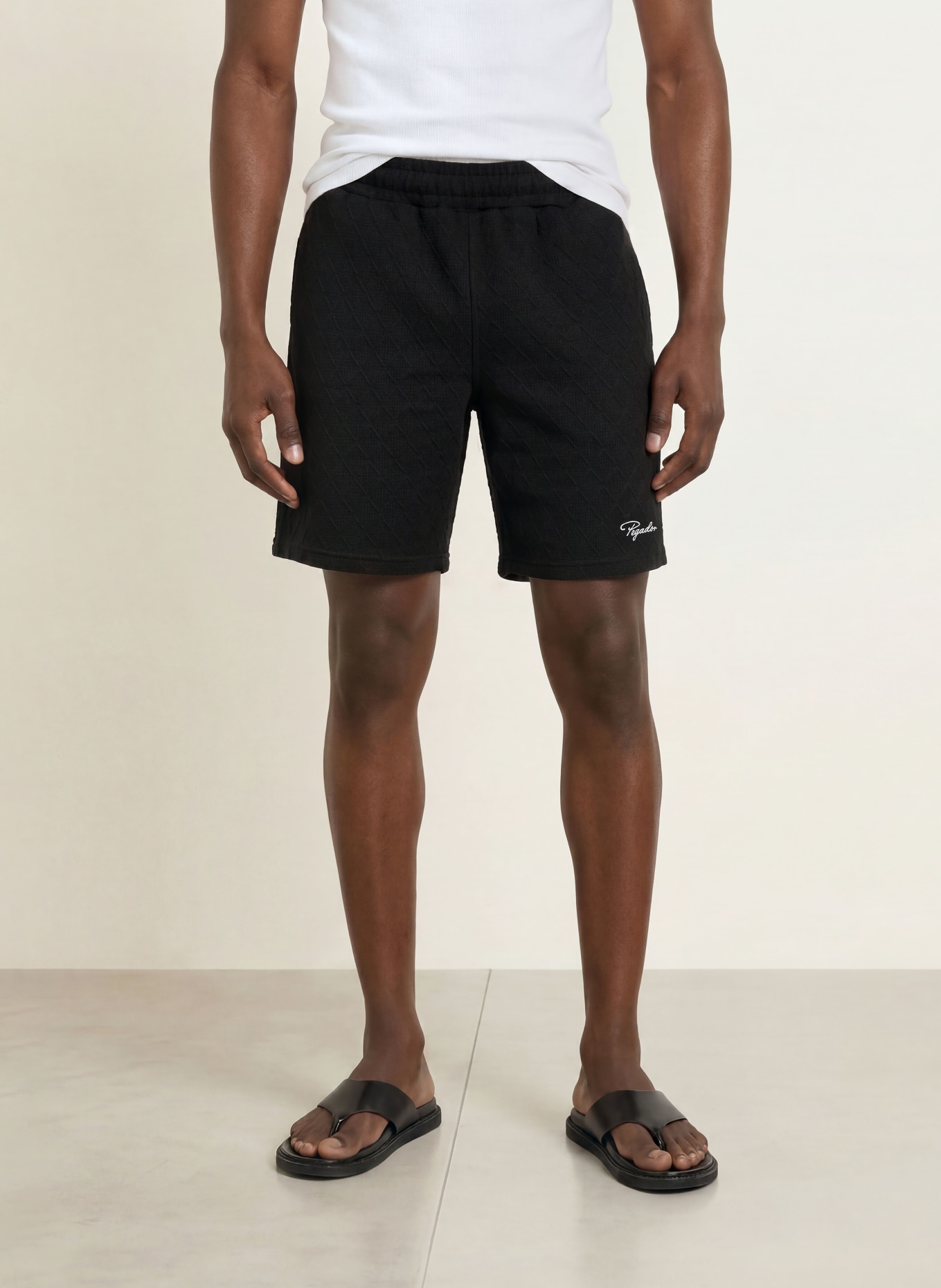 PEGADOR Shorts JOVREN: SVART
