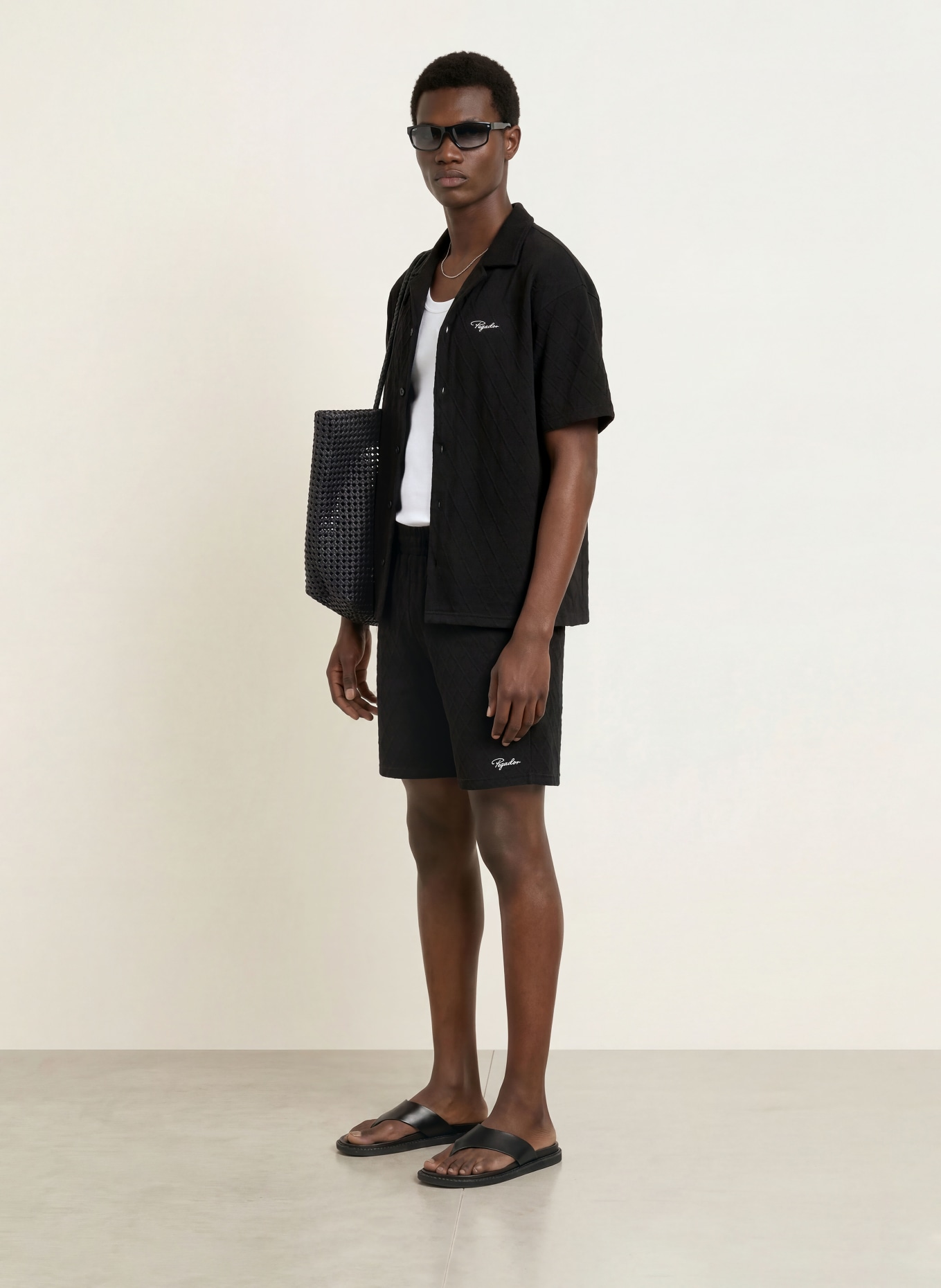 PEGADOR Shorts JOVREN: SVART