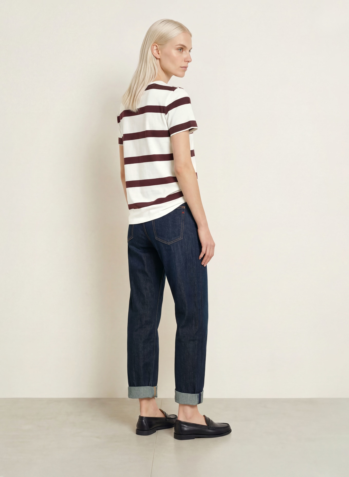 TOMMY HILFIGER Tričko: REŽNÁ / TMAVĚ FIALOVÁ