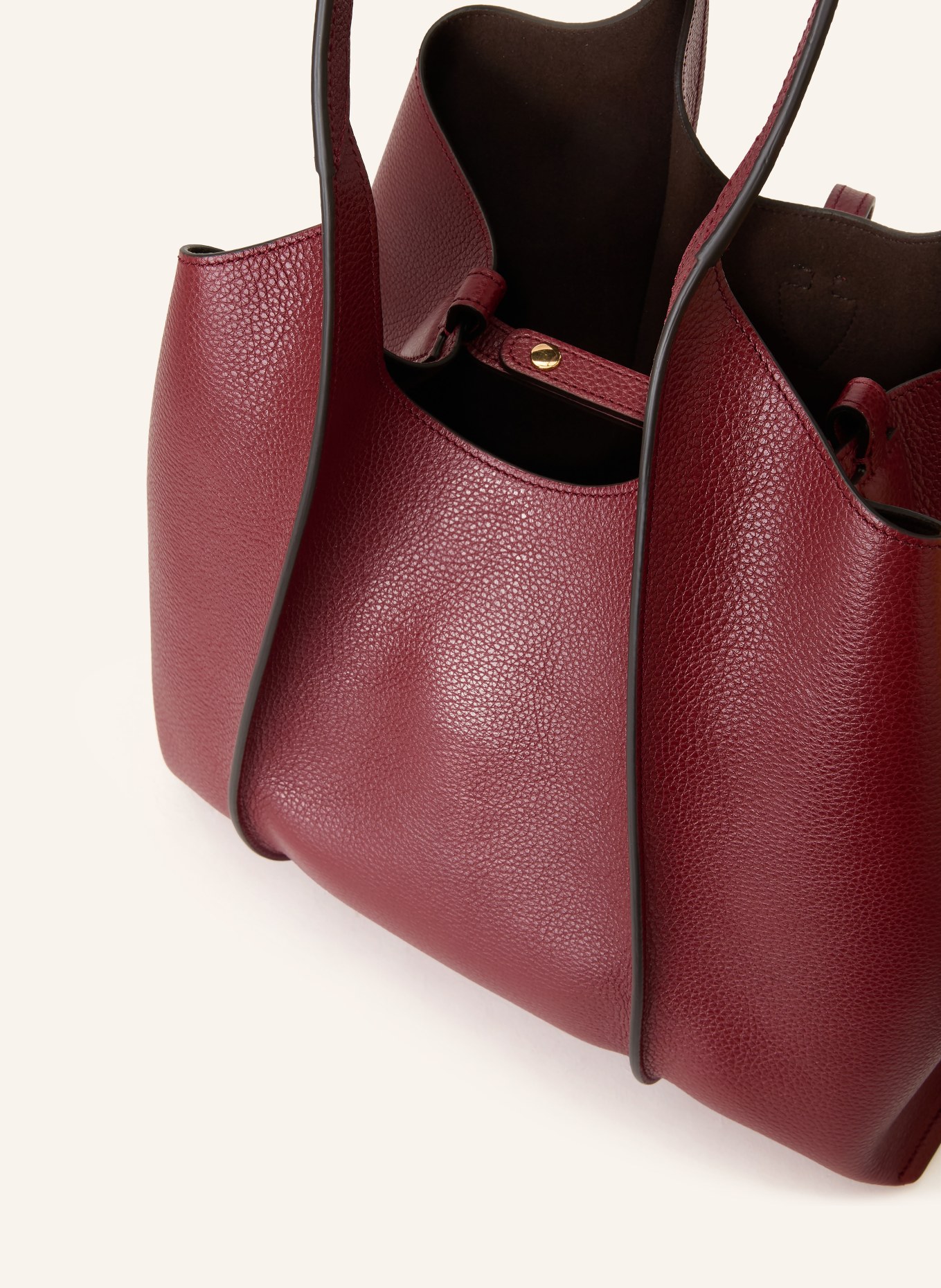 TOD'S Beuteltasche mit Pouch: DUNKELROT
