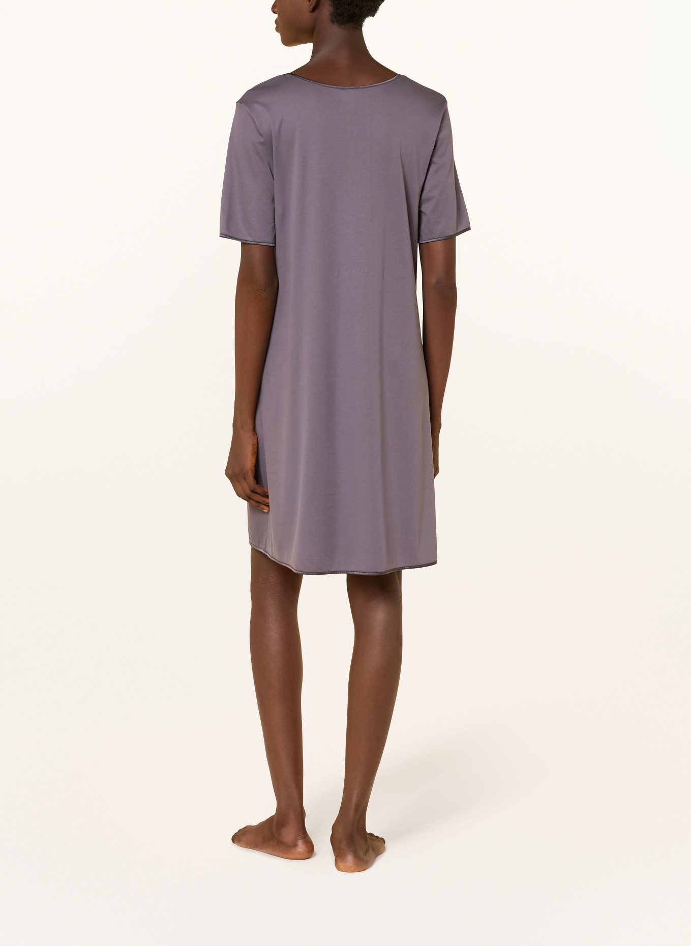 HANRO Koszula nocna COTTON SILK: CZIEMNOSZARY