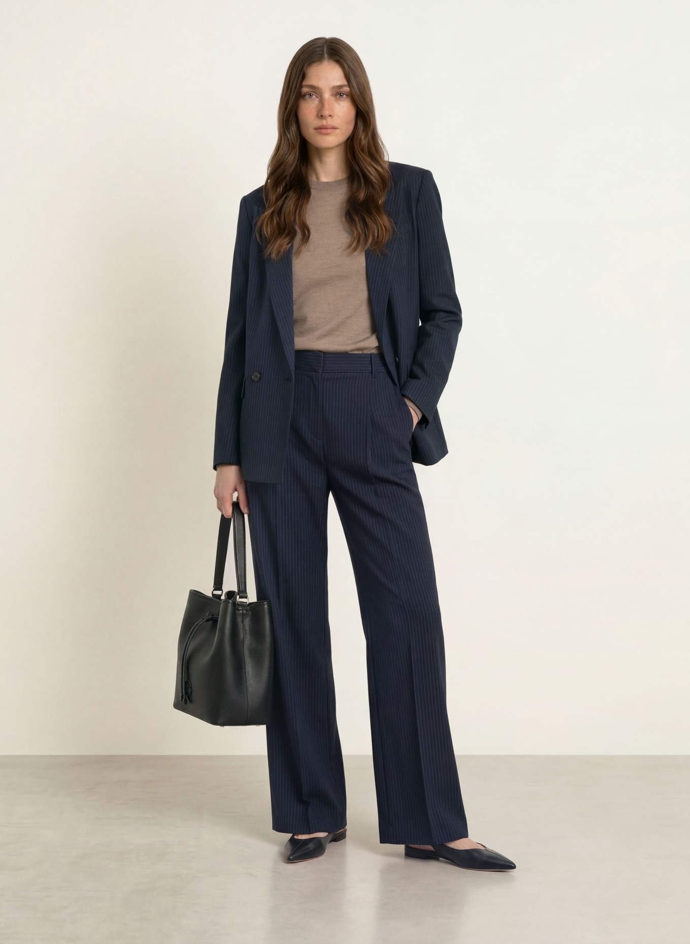 BOSS Pullover FERPINA: HELLBRAUN