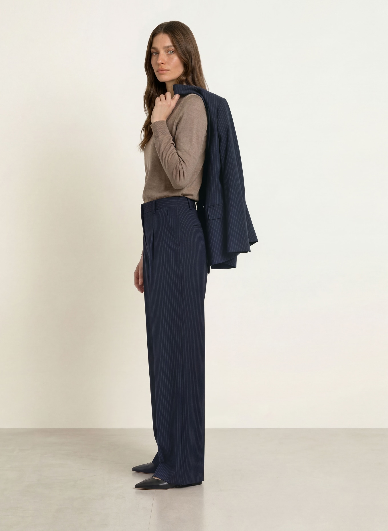 BOSS Pullover FERPINA: HELLBRAUN