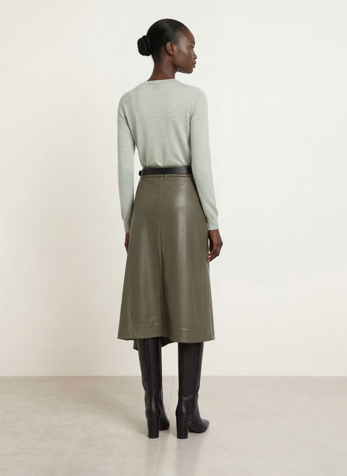 BOSS Pulover FERPINA: VERDE DESCHIS