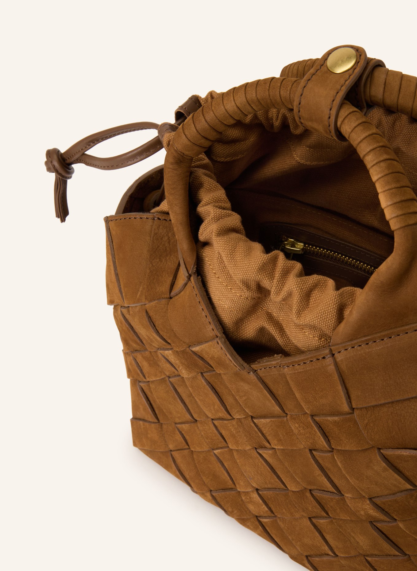 CALA JADE Handtas MISU MEDIUM: COGNAC