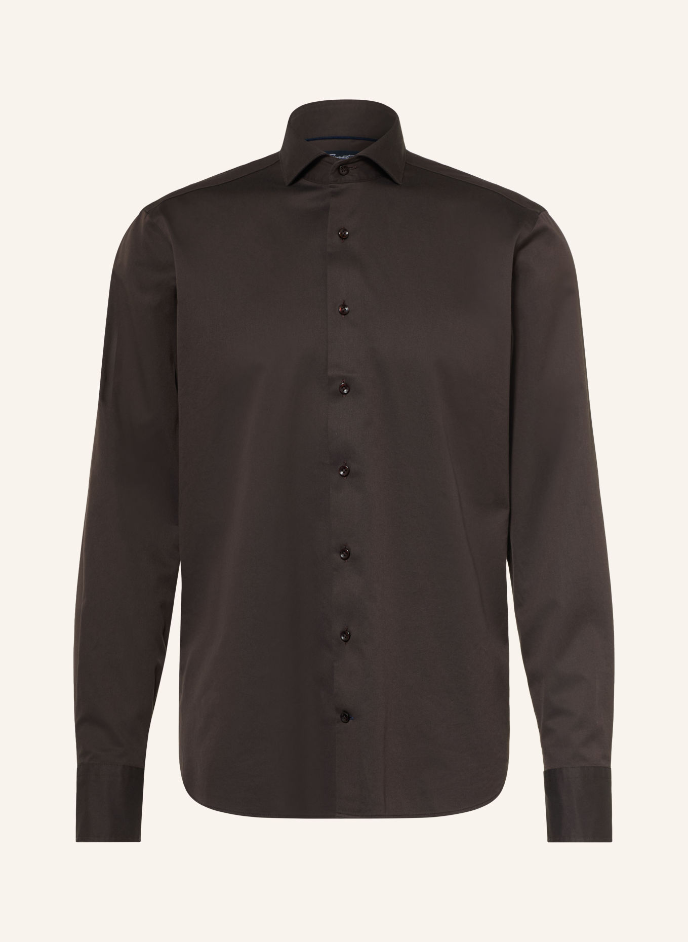 OLYMP SIGNATURE Hemd Casual tailored fit: DUNKELBRAUN