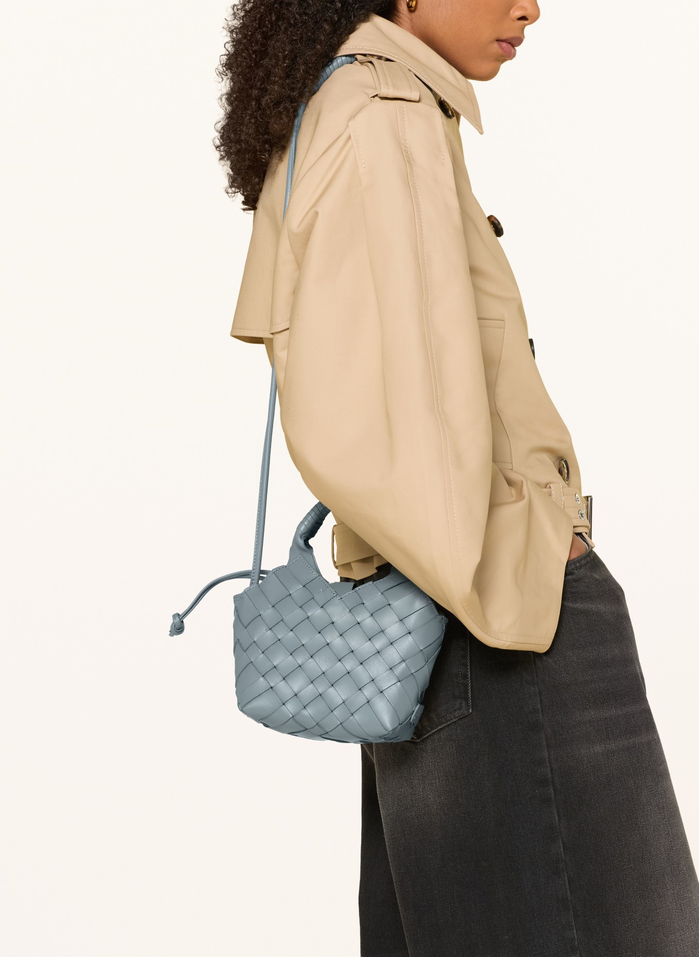 CALA JADE Handtas MISU MINI: BLAUWGRIJS