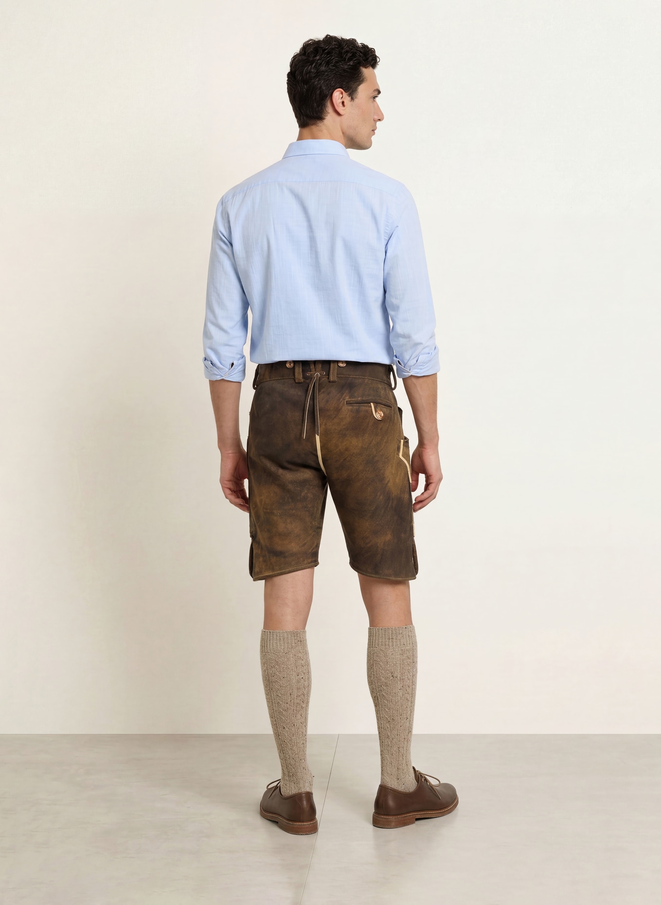 OLYMP Trachtenhemd Casual regular fit: HELLBLAU