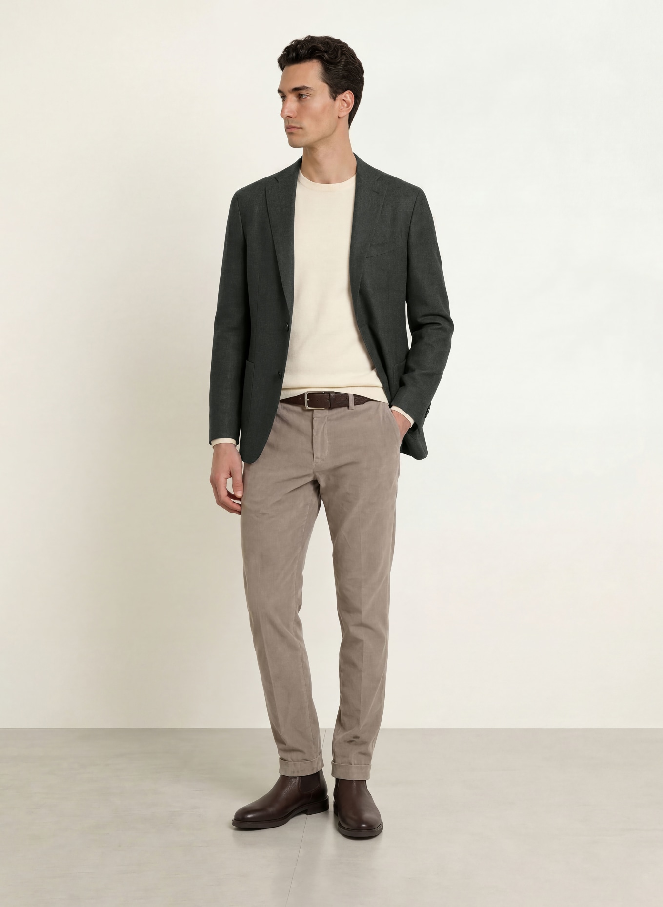 BOGLIOLI Tailored jacket extra slim fit: DARK GREEN