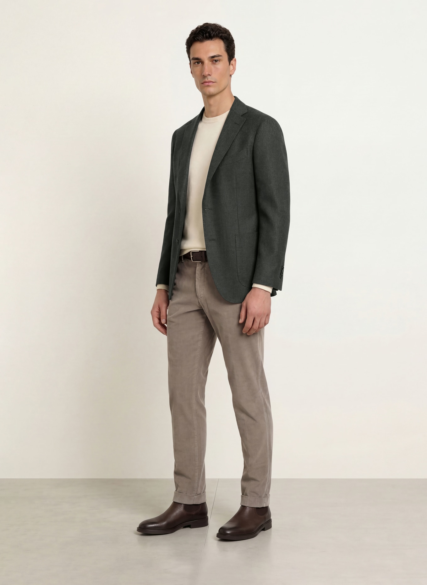 BOGLIOLI Tailored jacket extra slim fit: DARK GREEN