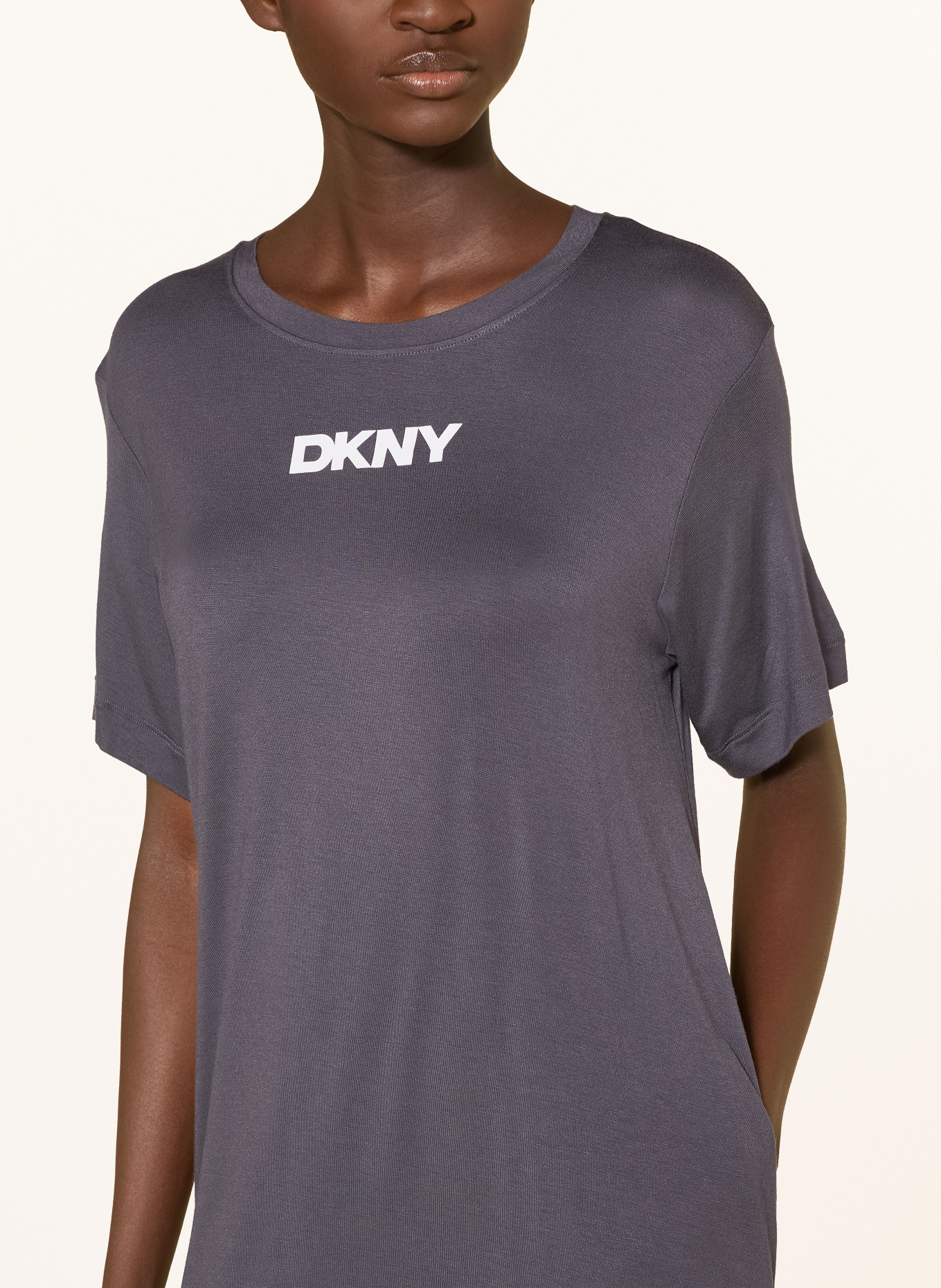 DKNY Chemise de nuit NEXT GEN CLASSICS: GRIS