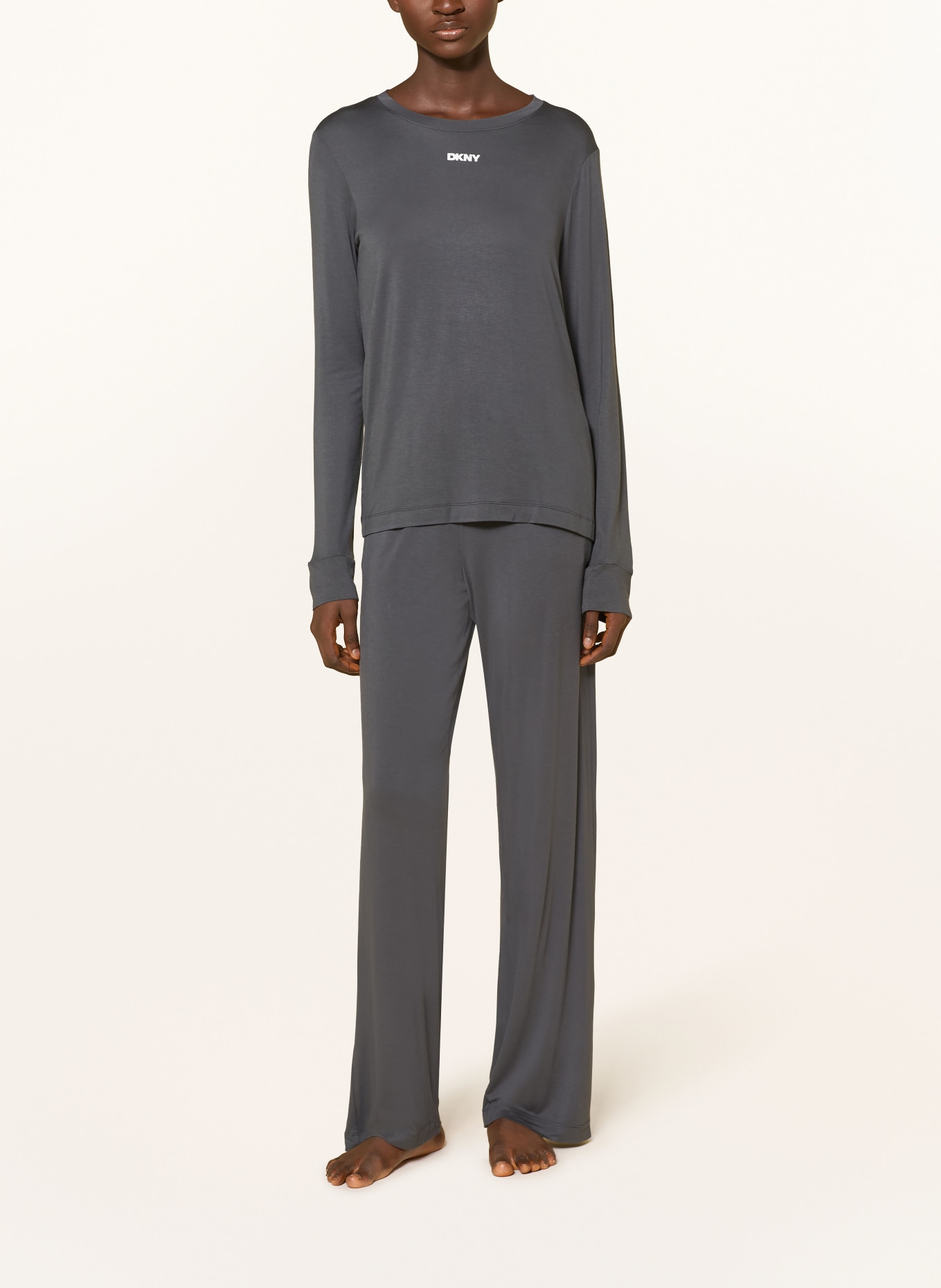 DKNY Schlafanzug NEXT GEN CLASSICS: GRAU
