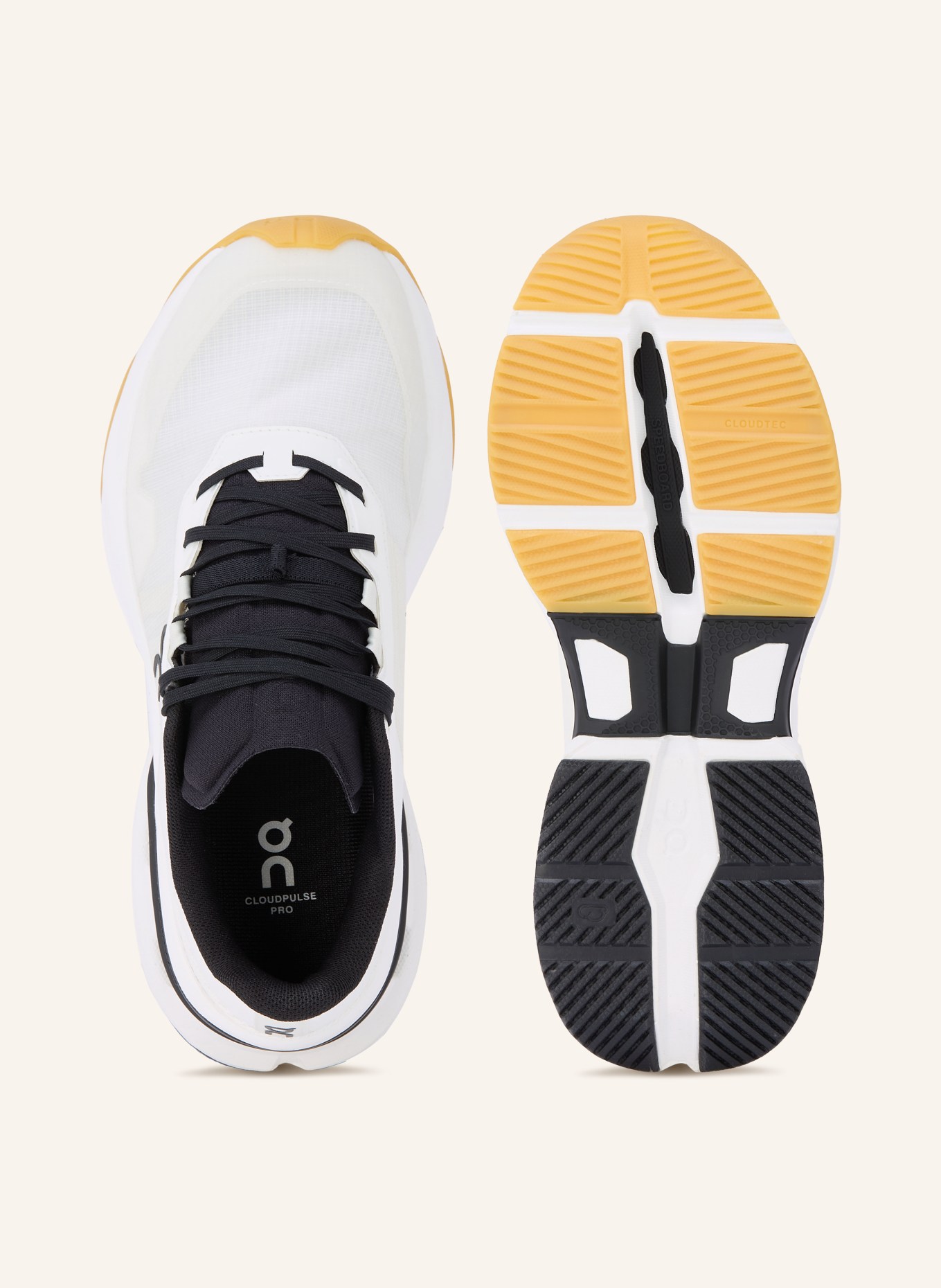 On Fitnessschuhe CLOUDPULSE PRO: WEISS / SCHWARZ