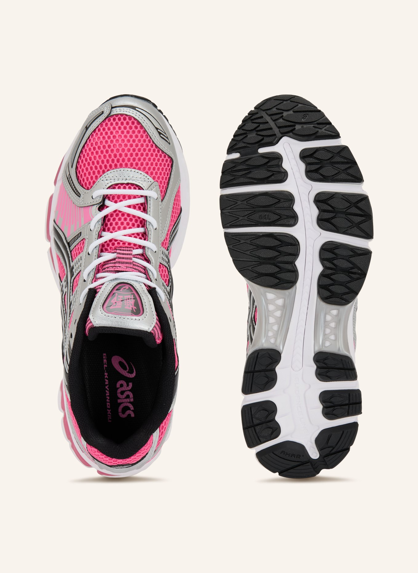 ASICS Sneaker GEL-KAYANO 12.1: PINK / SILBER / SCHWARZ