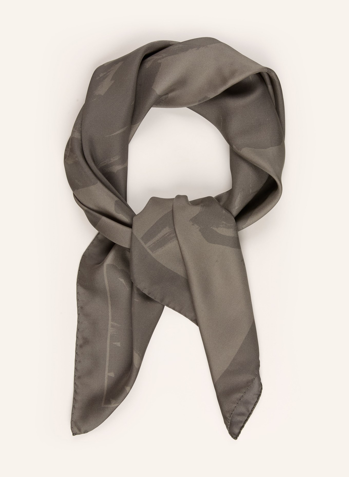 BOSS Foulard en soie LAINY: KAKI